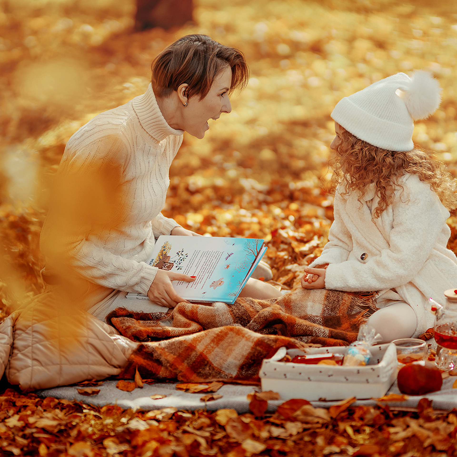 Детская фотосъемка в парке, пикник, семейная фотосъемка