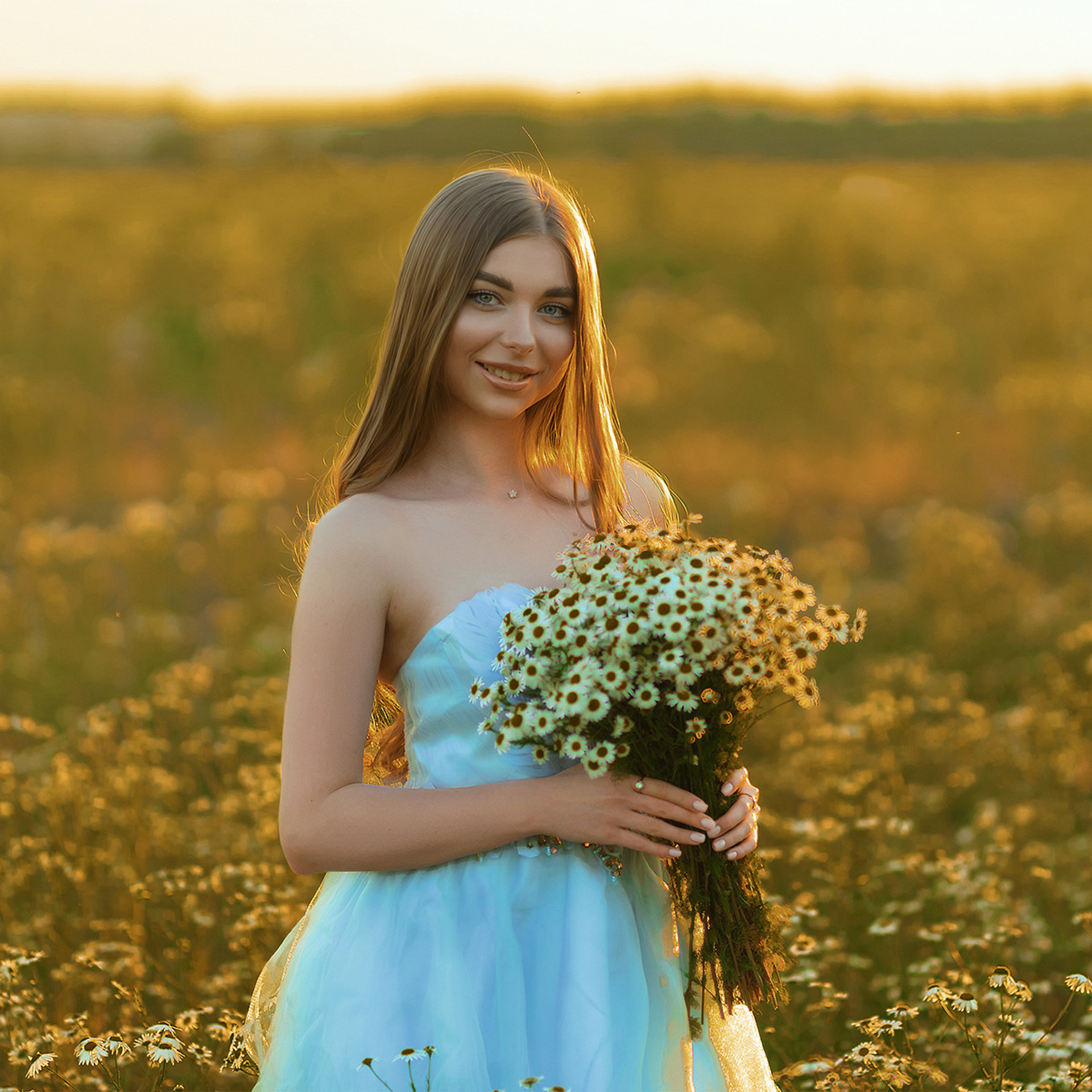 Даша | Ромашки. W&T Studio Studio photo and video content creation