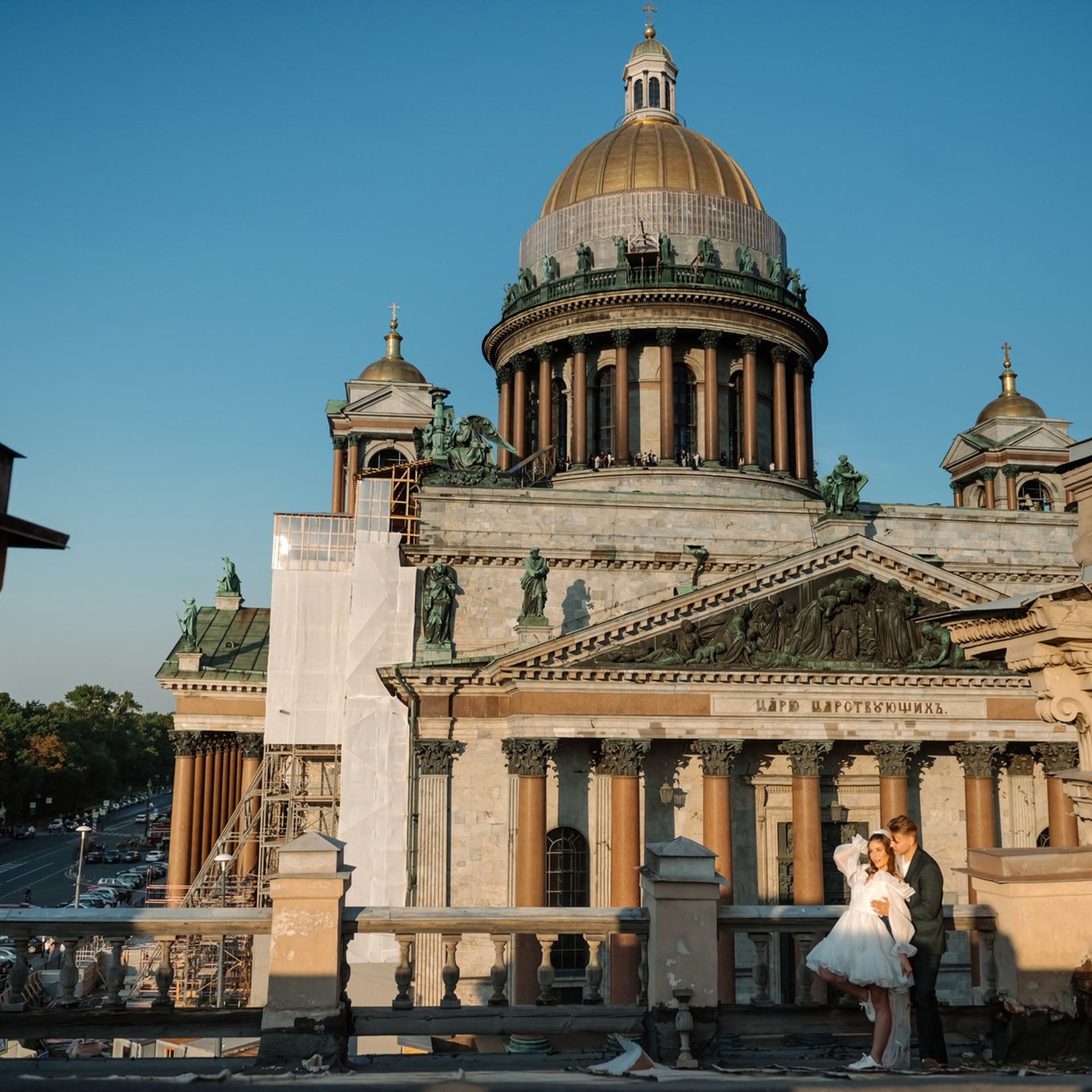 Крыша Исаакиевский собор