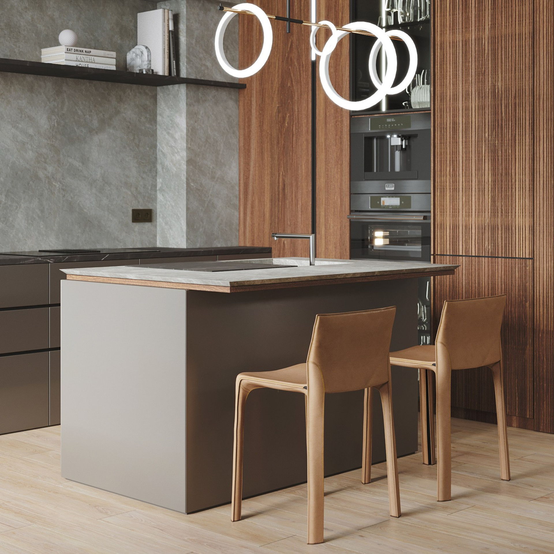 Клубный дом в парке в Москве «Река»