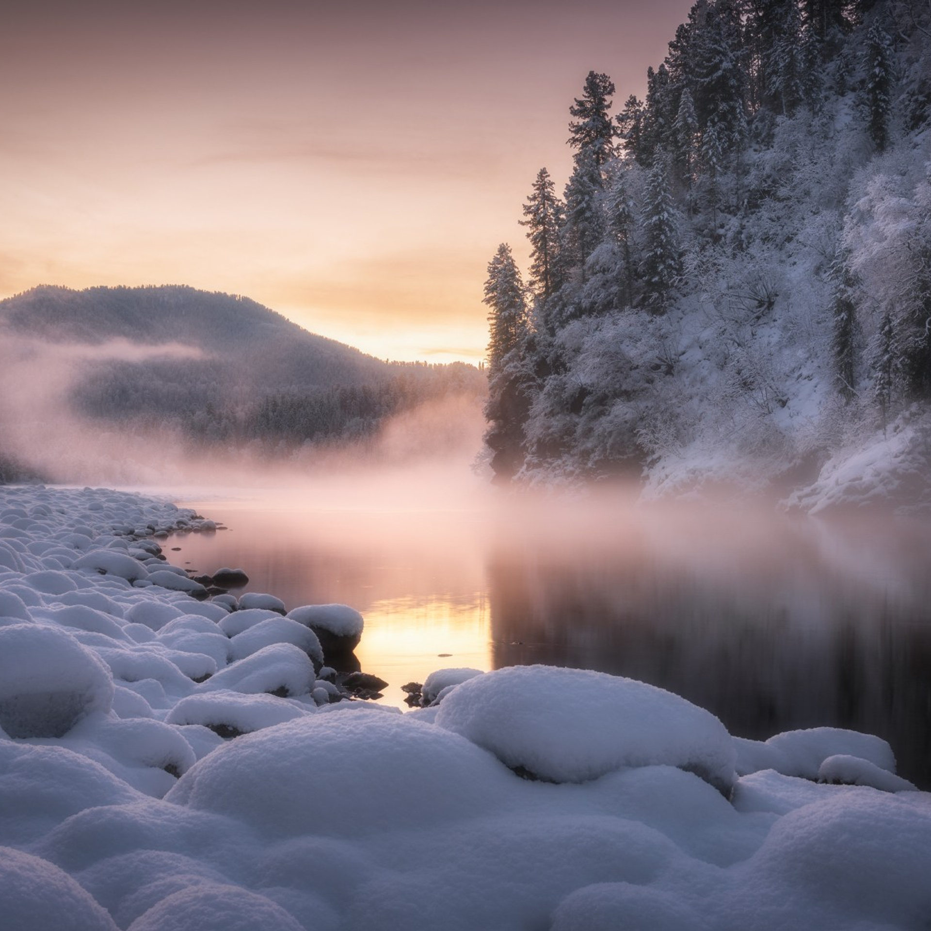 Фототур по зимнему Алтаю «Вдогонку лебединым песням». Профессиональный пейзажный фотограф Алёна Рубан