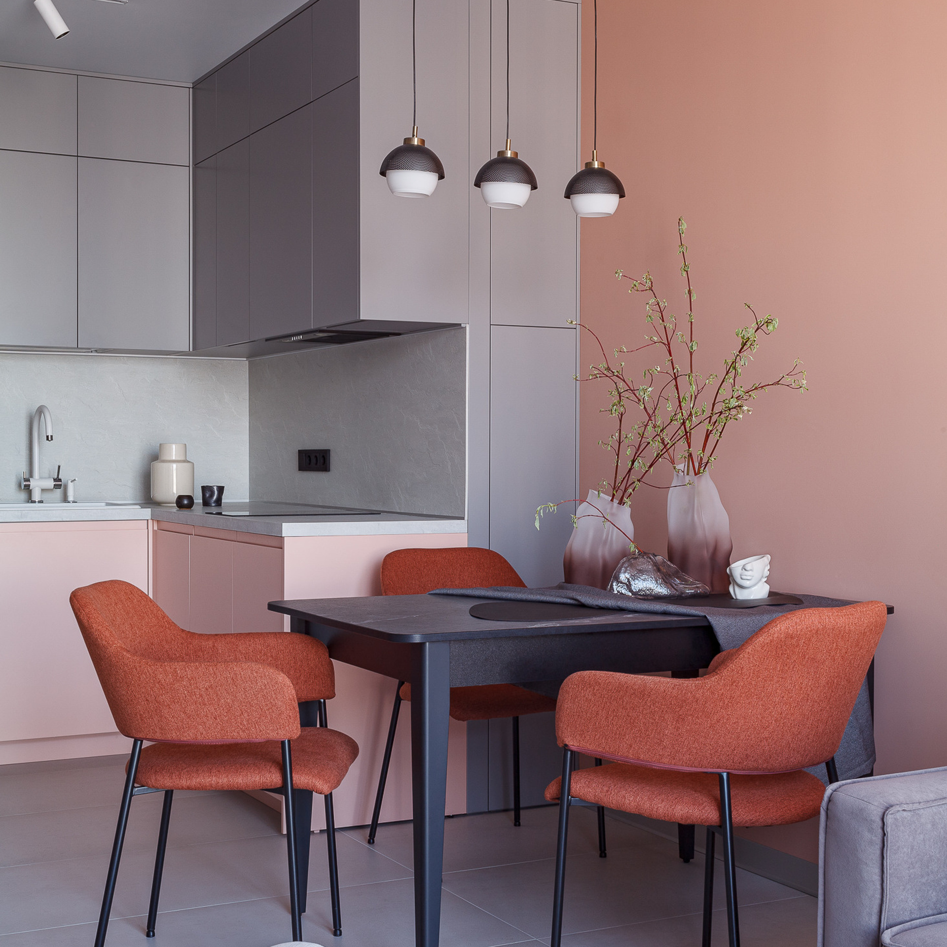 Интерьерный фотограф Дима Птицын и стилист Дарья Копылова