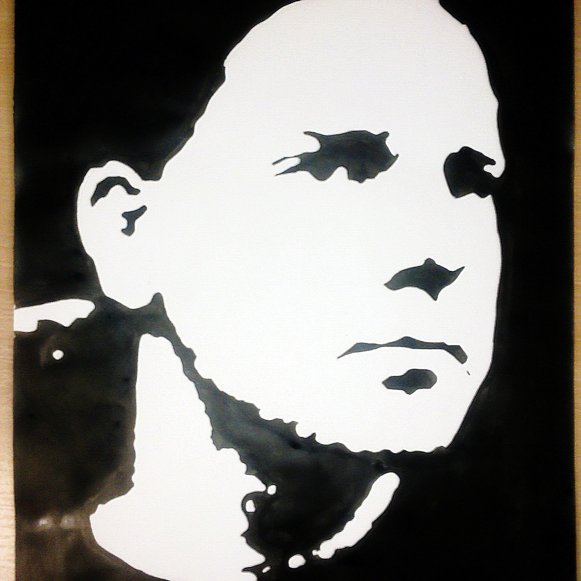 Контрастные портреты тушью