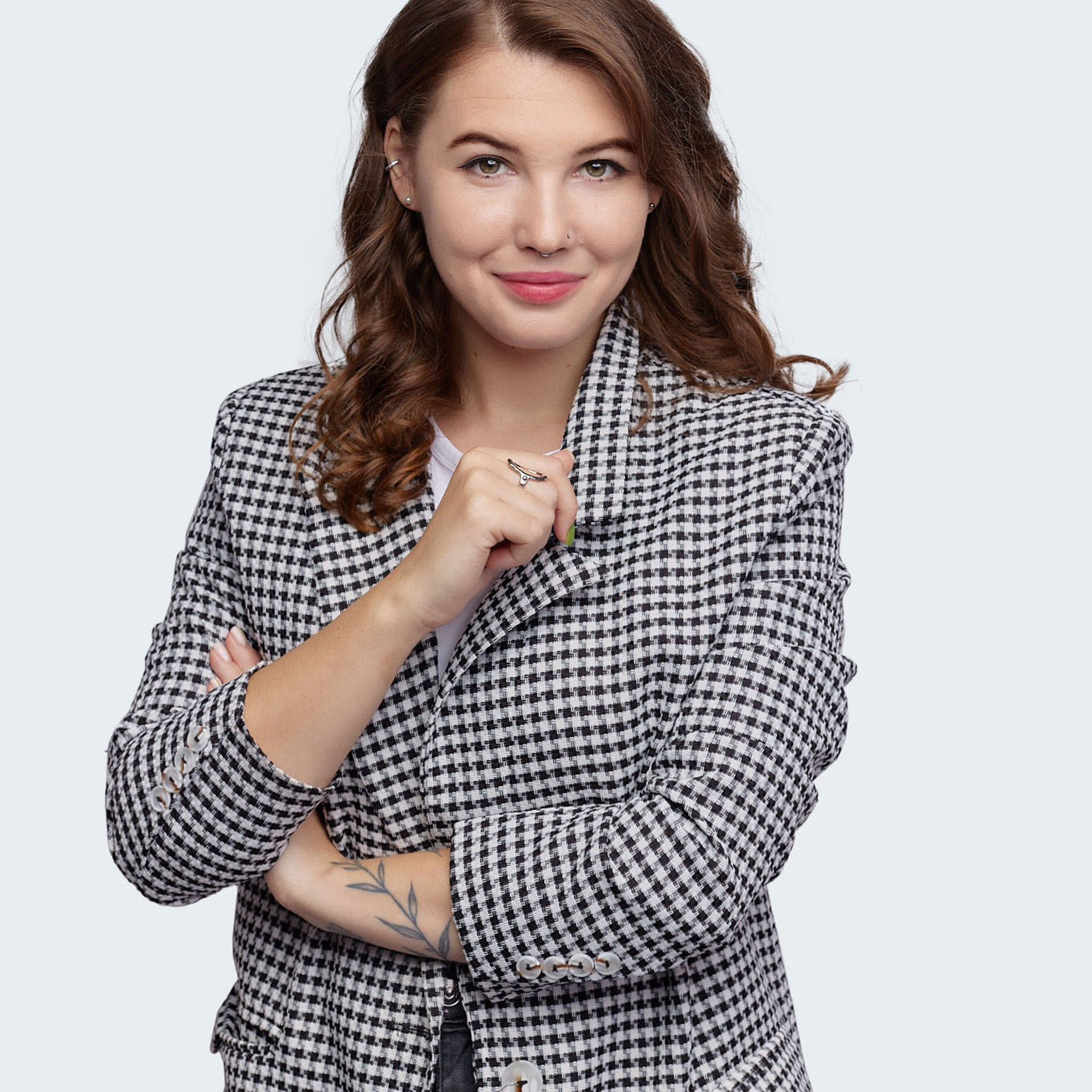 бизнес портрет на белом фоне 