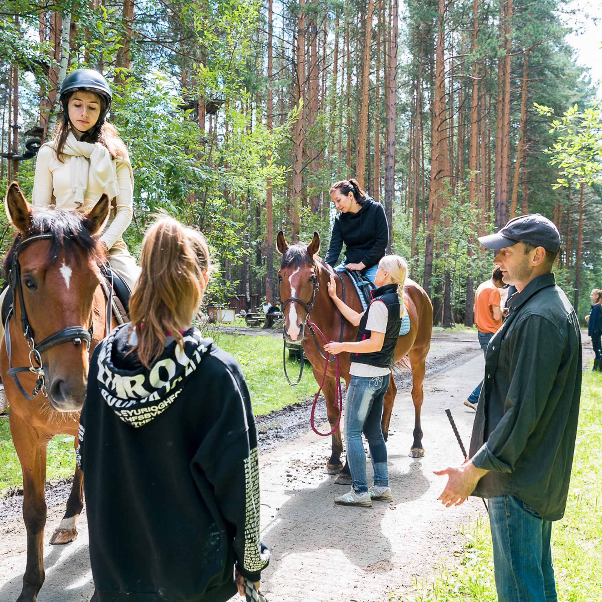 Корпоратив в конном клубе. Студия коммерческой съемки ХВОЯ