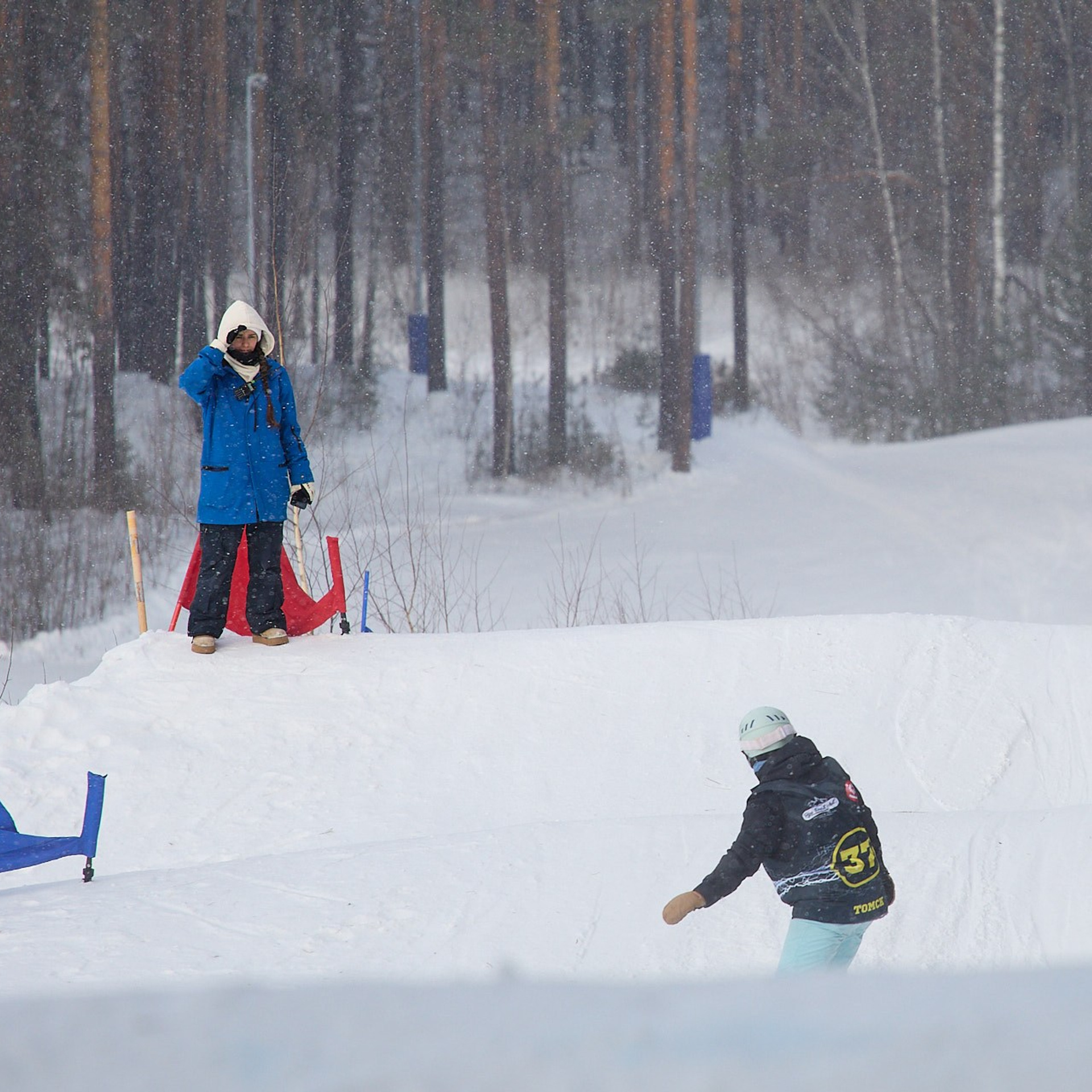 Фото соревнований по сноуборду от Дмитрия Ельчанинова.