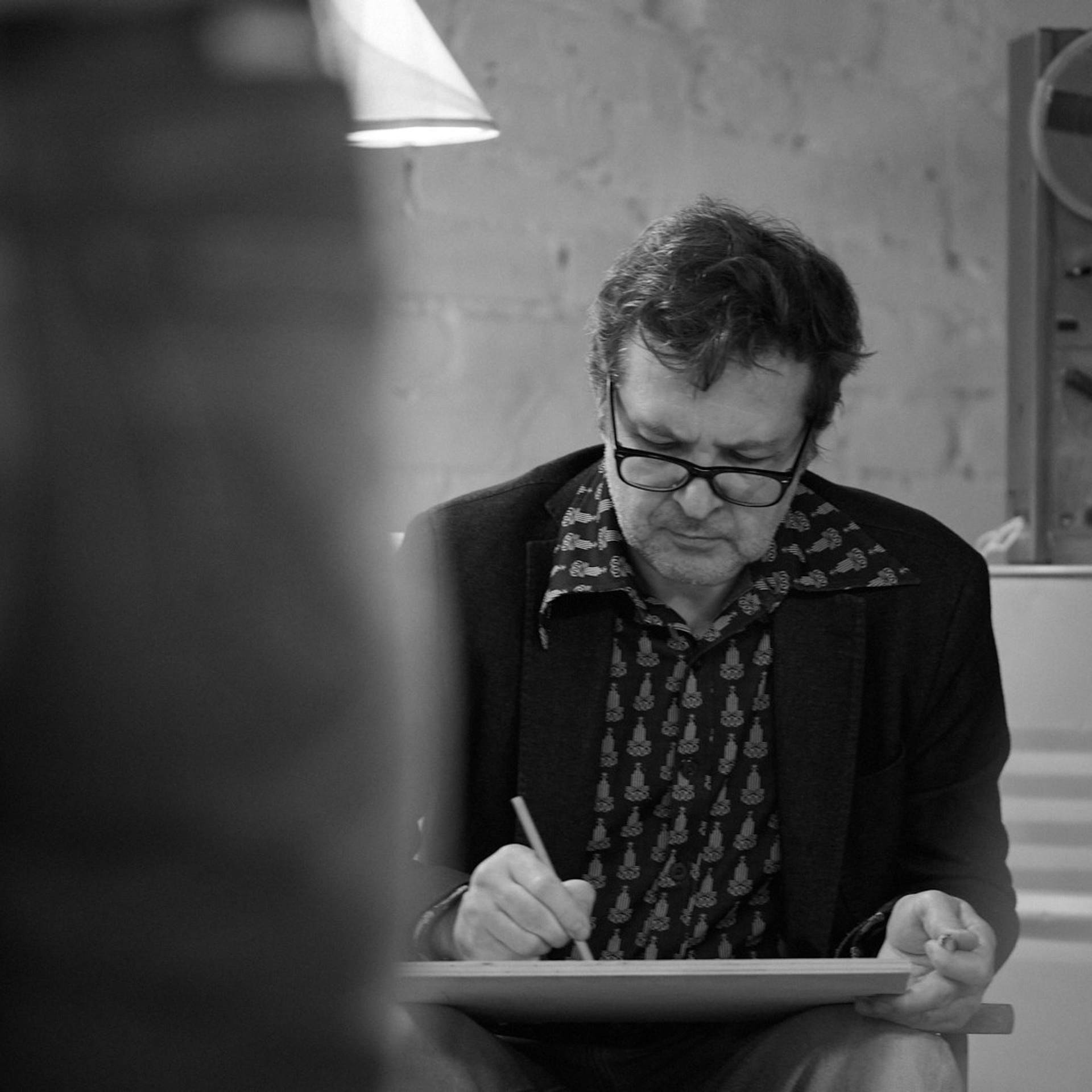 Художник за работой. Валерий Барыкин