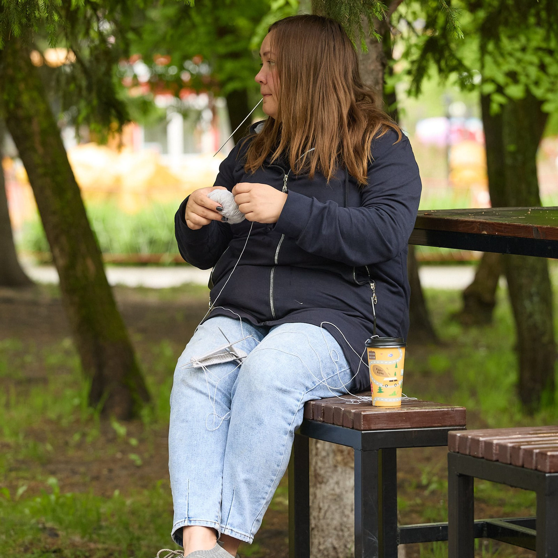 «День вязания на публике 2024» фотосъёмка мероприятия в Городском саду, полная версия. Коммерческий фотограф для бизнеса в Томске Дмитрий Ельчанинов