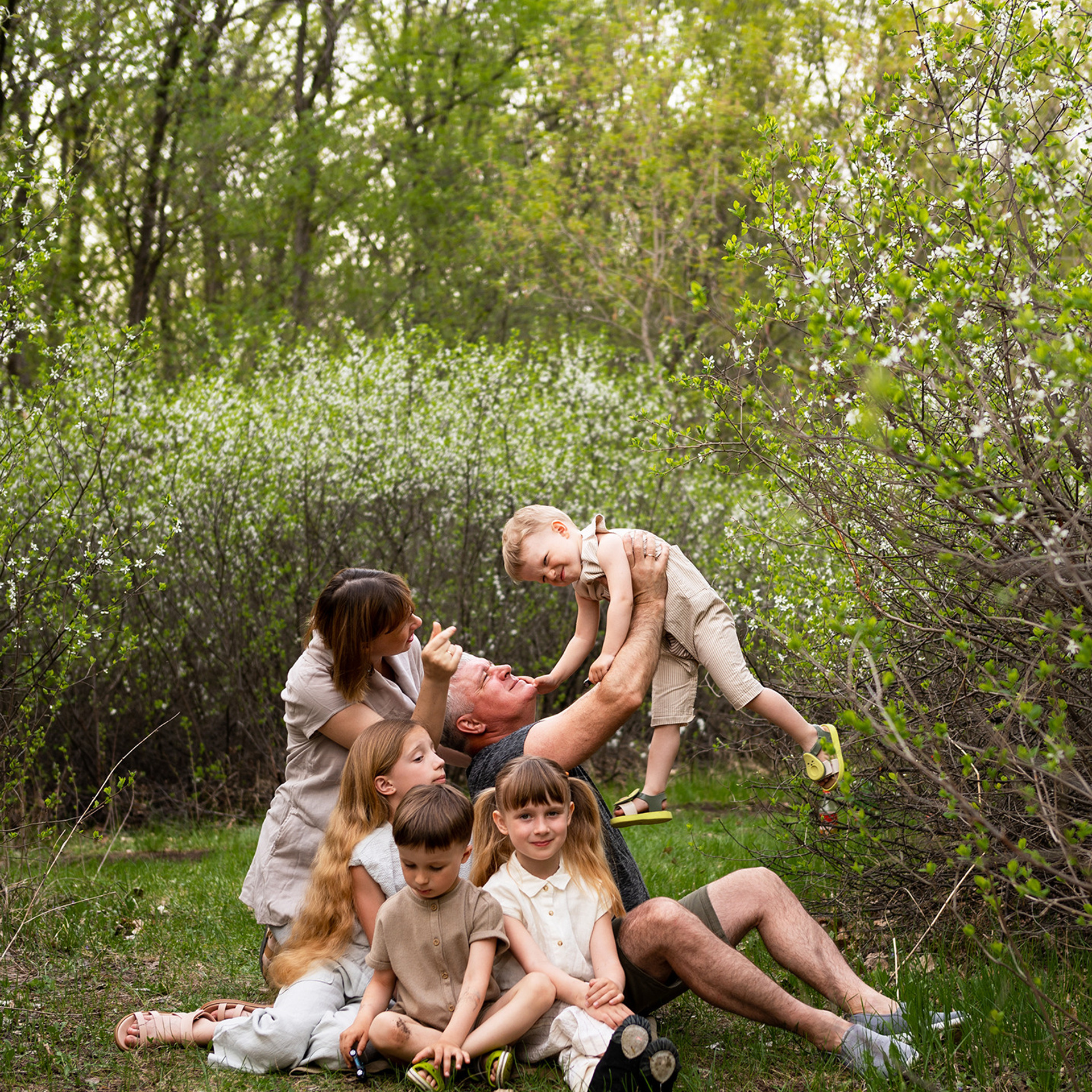 Большая семья