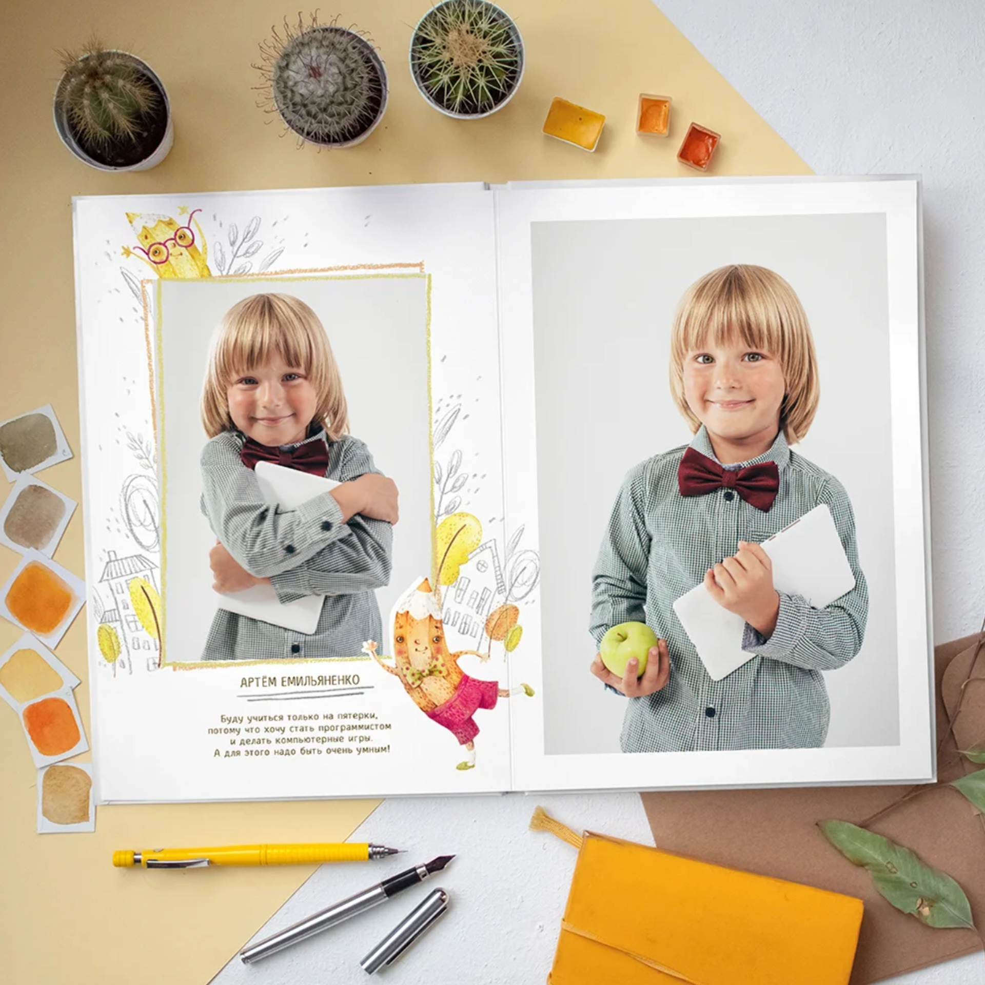 Дизайны выпускных фотоальбомов. Фотограф Андрей Баксов