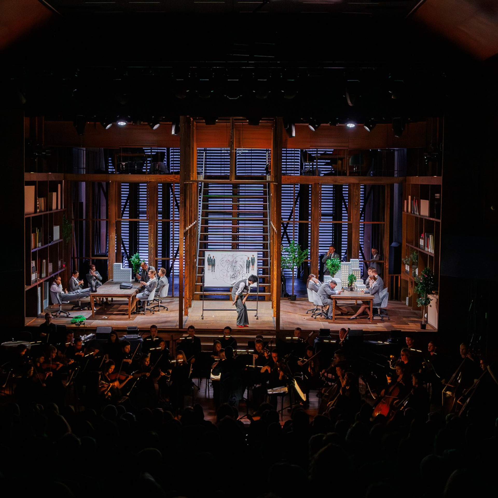 Декорации для оперы «Так поступают все женщины?» | Нижегородский театр оперы и балета. История занавеса. Превращаем идею в технологию