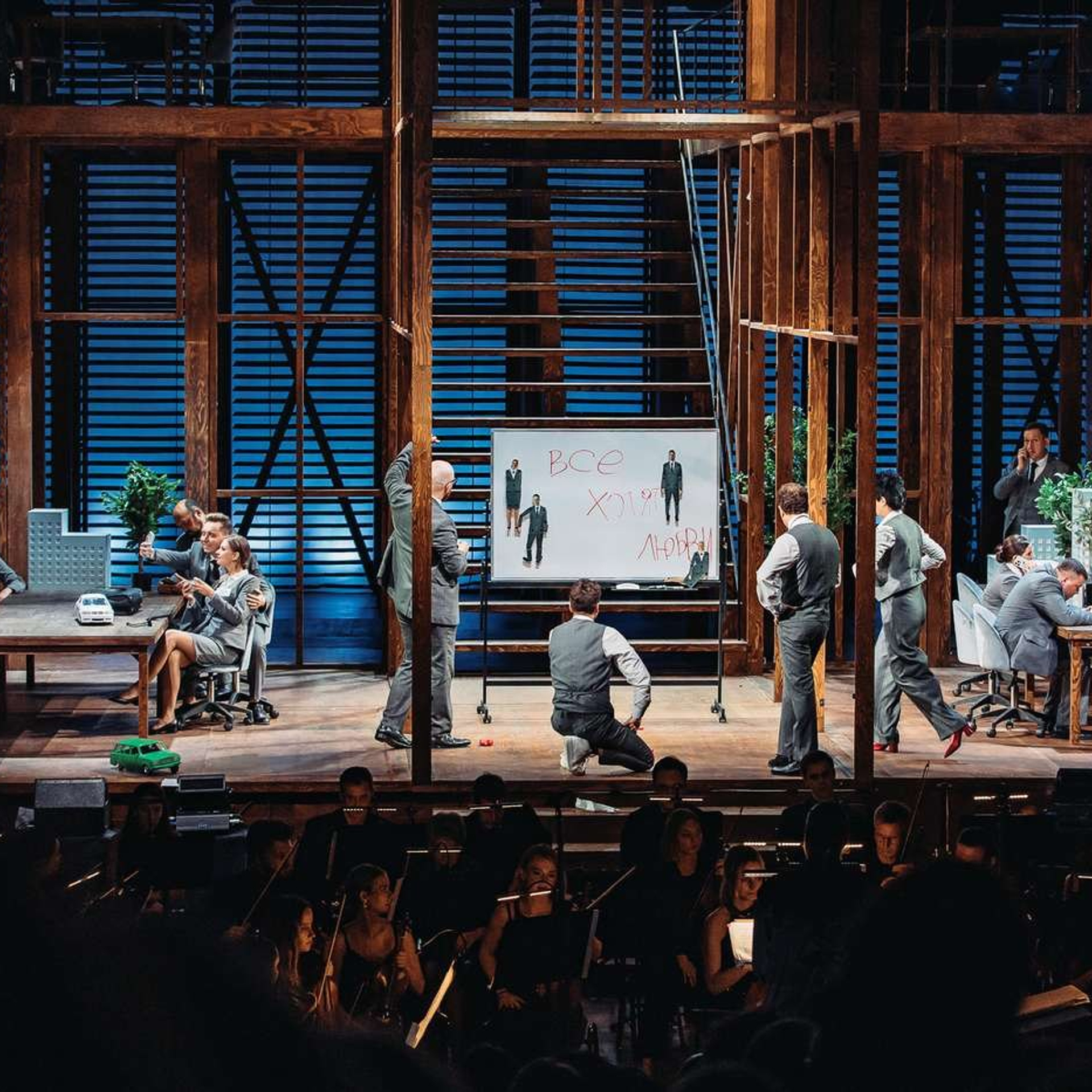 Декорации для оперы «Так поступают все женщины?» | Нижегородский театр оперы и балета. История занавеса. Превращаем идею в технологию