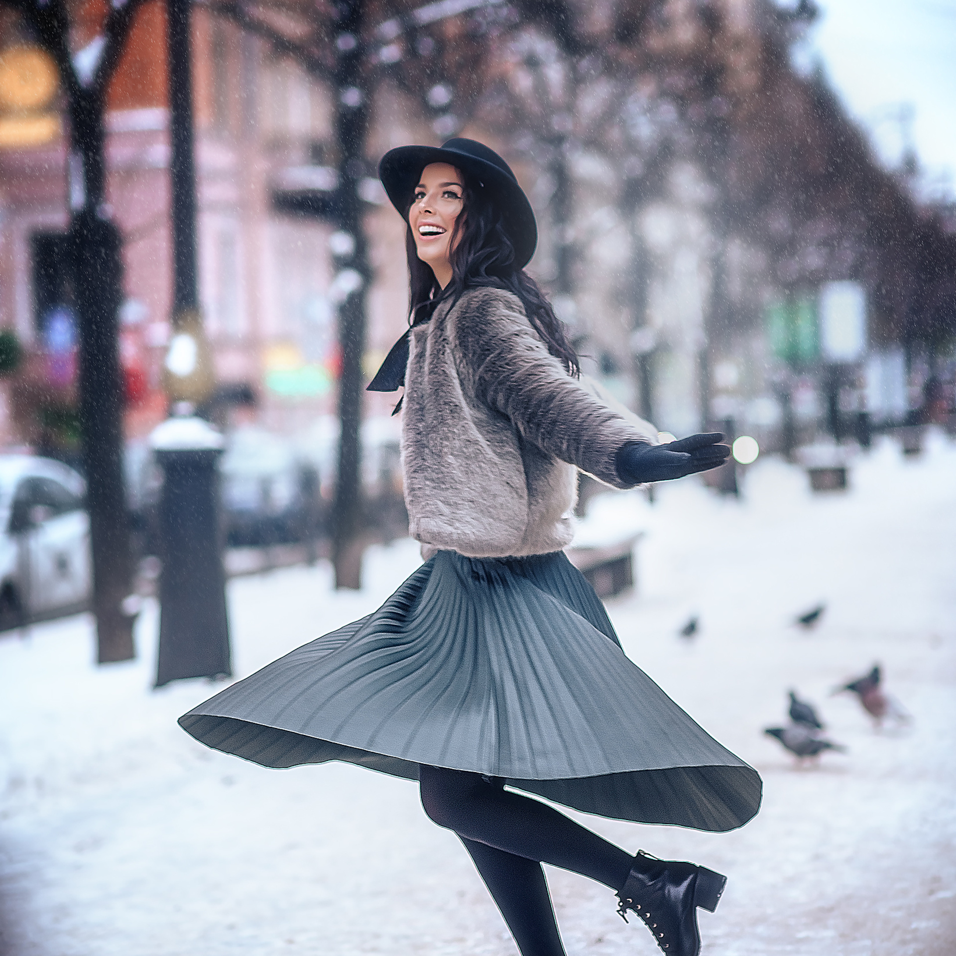Вита и Сергей (прогулка зима). Фотограф в Санкт-Петербурге Наталья Прядильщикова