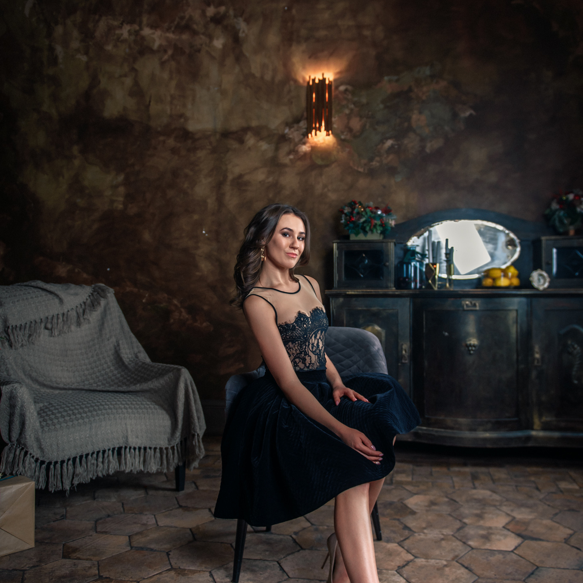 Олеся и Полина (фотосессия в студии). Фотограф в Санкт-Петербурге Наталья Прядильщикова