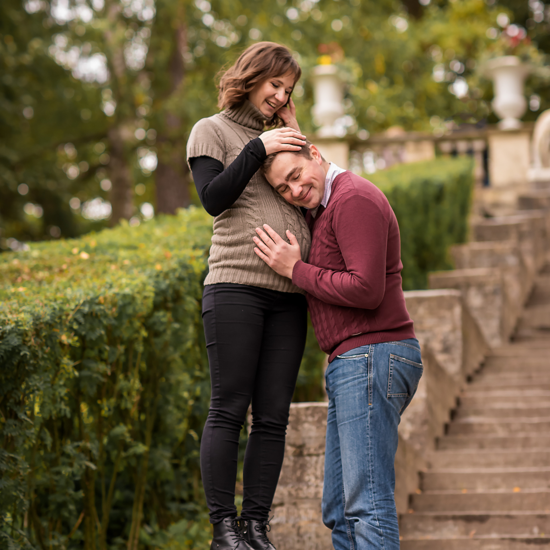 Оксана и Илья (фотопрогулка). Фотограф в Санкт-Петербурге Наталья Прядильщикова