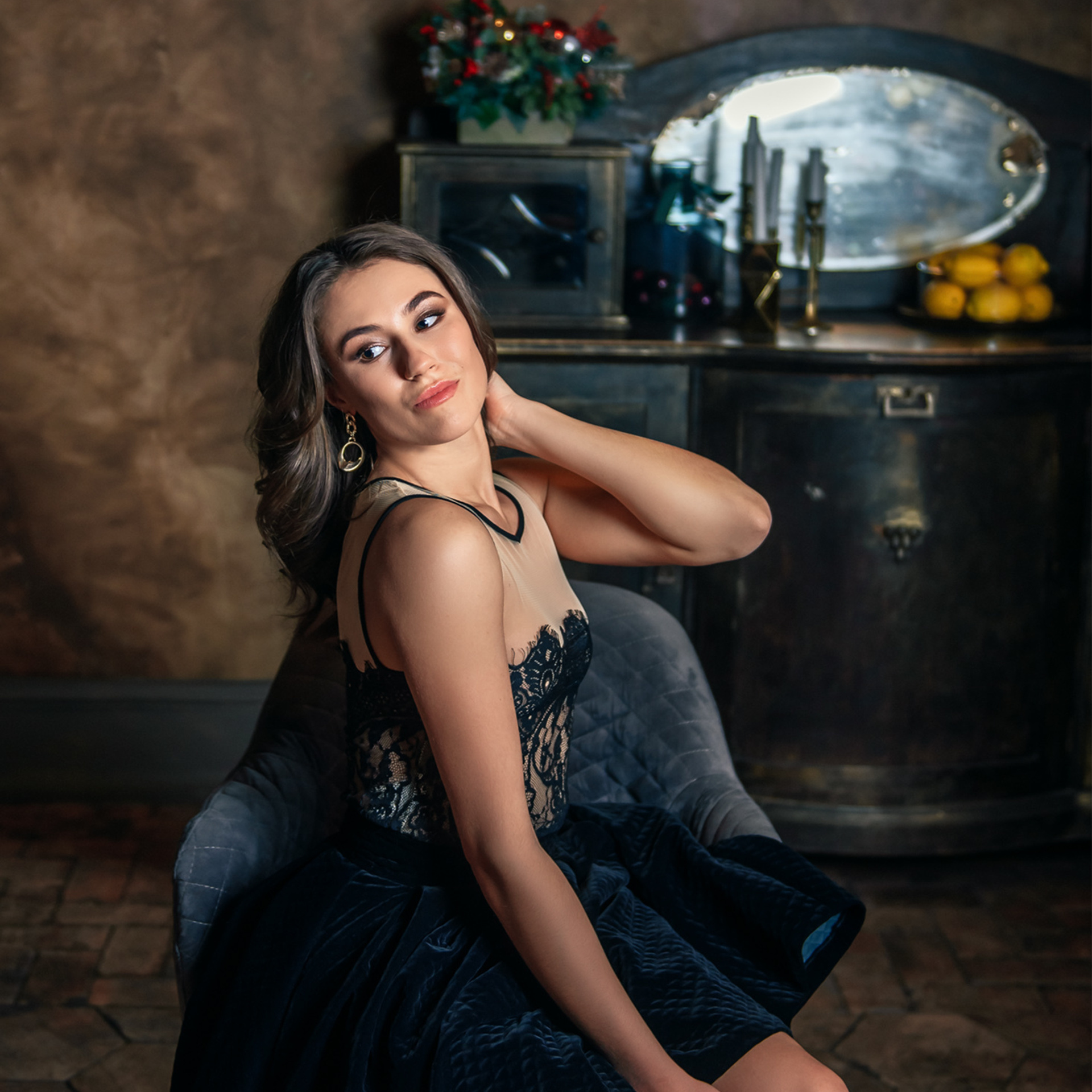 Олеся и Полина (фотосессия в студии). Фотограф в Санкт-Петербурге Наталья Прядильщикова