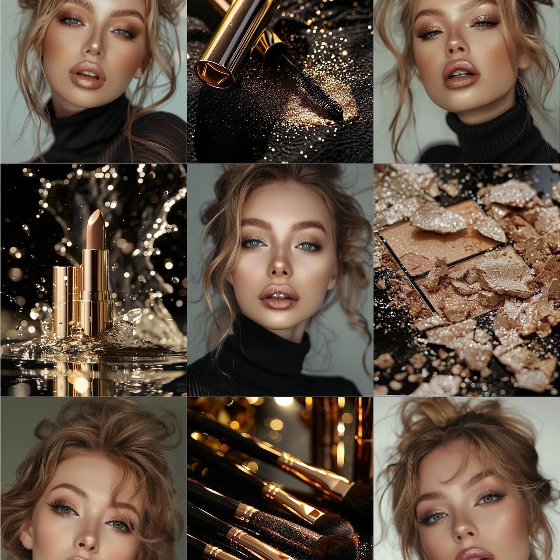 Генерация "Предметная съемка для визажиста".