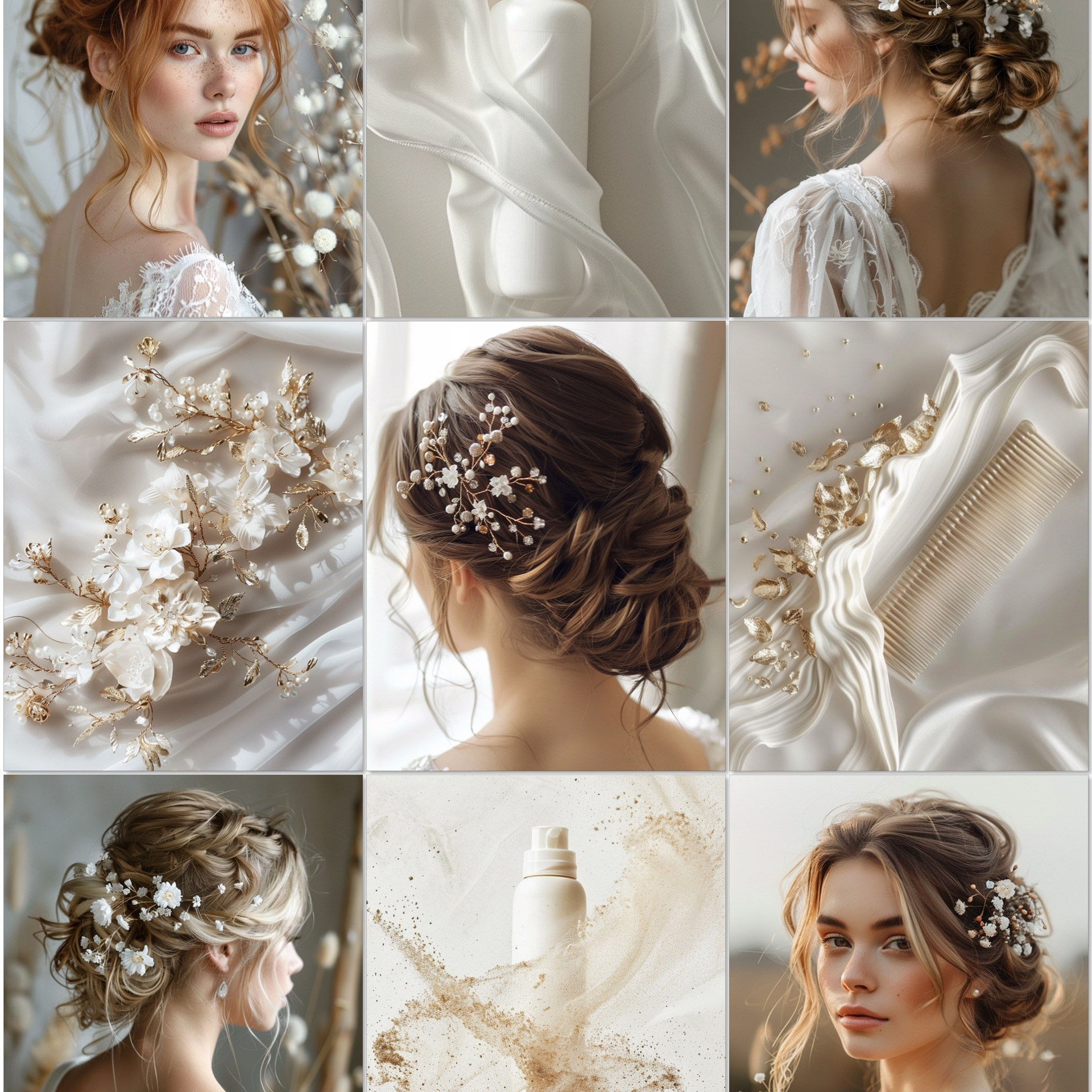 Генерация "Предметная съемка для мастера по свадебным прическам".