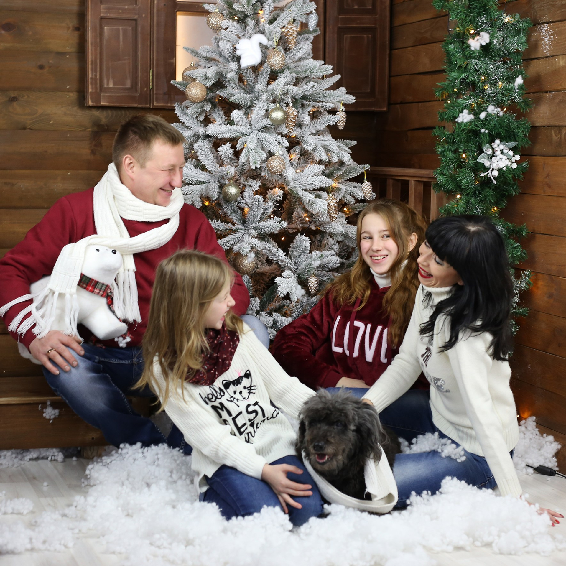 семейная с собакой