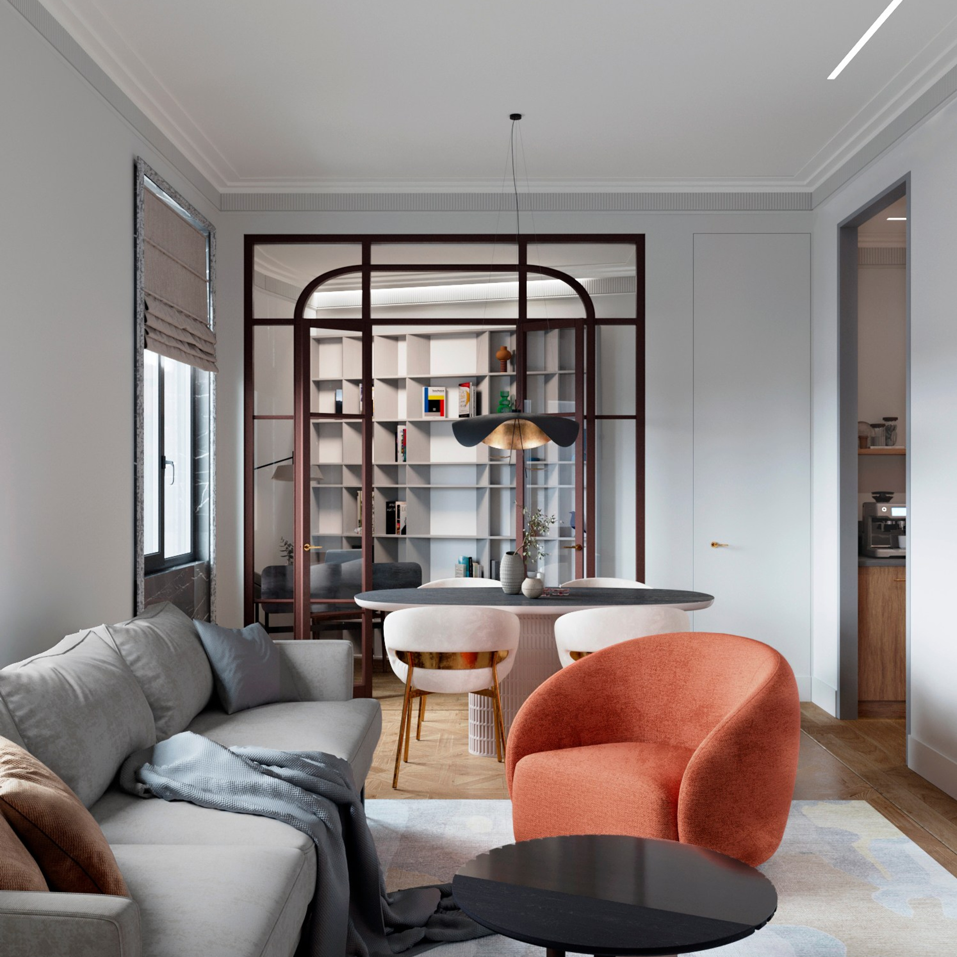 Элегантность вне времени: квартира в ЖК «Серебряный фонтан»