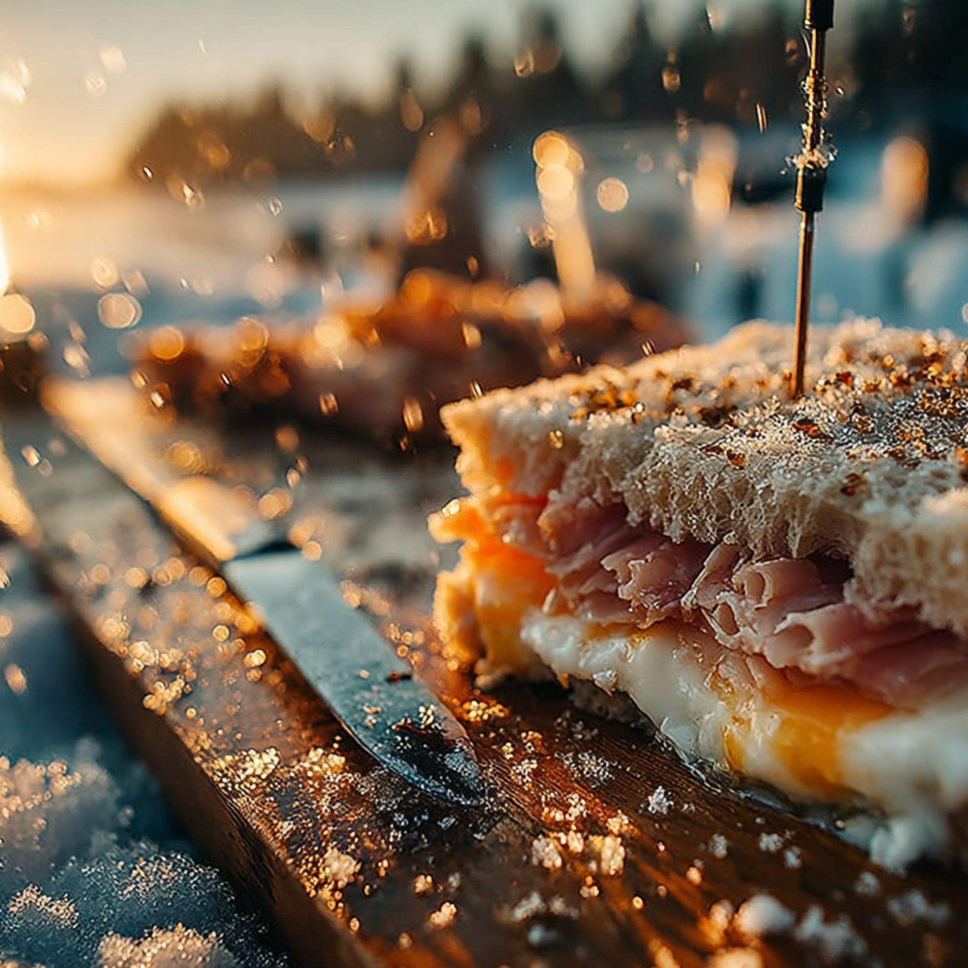 Красивая атмосфера «северной дегустации» — идеально для сезонной рекламы.