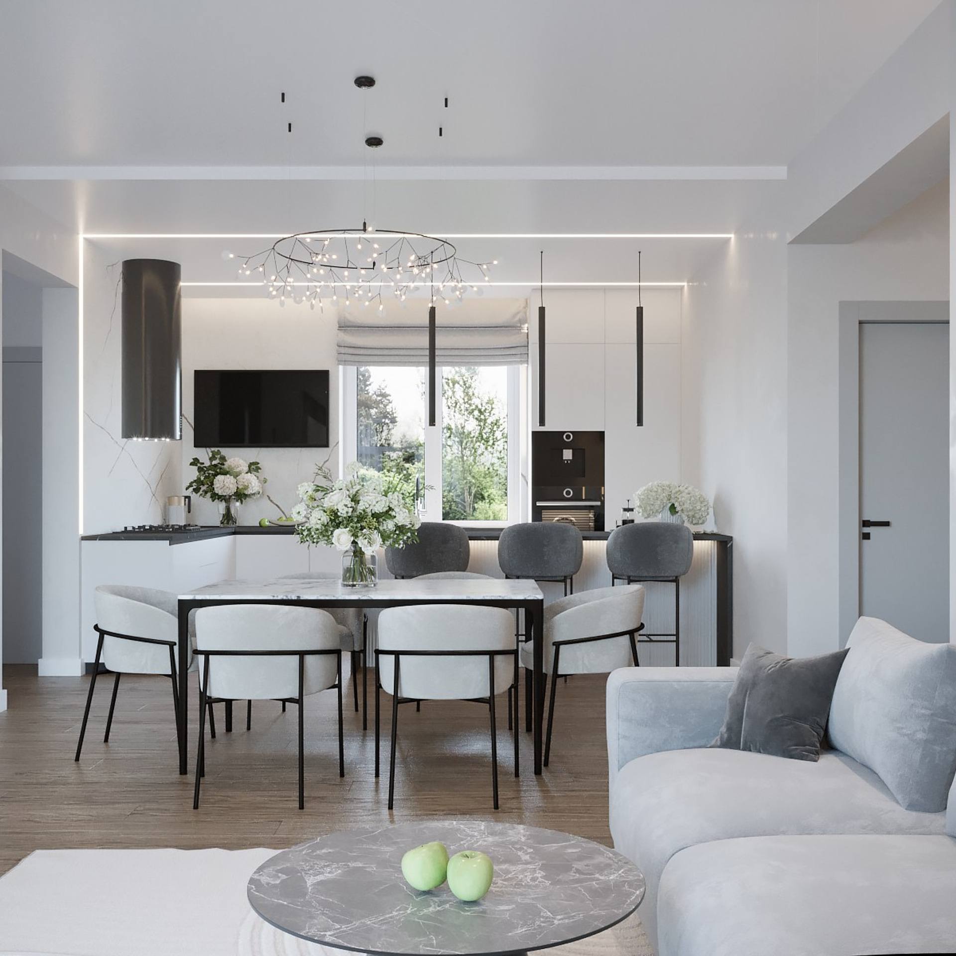 Дизайн-проект индивидуального жилого дома в Тверской области