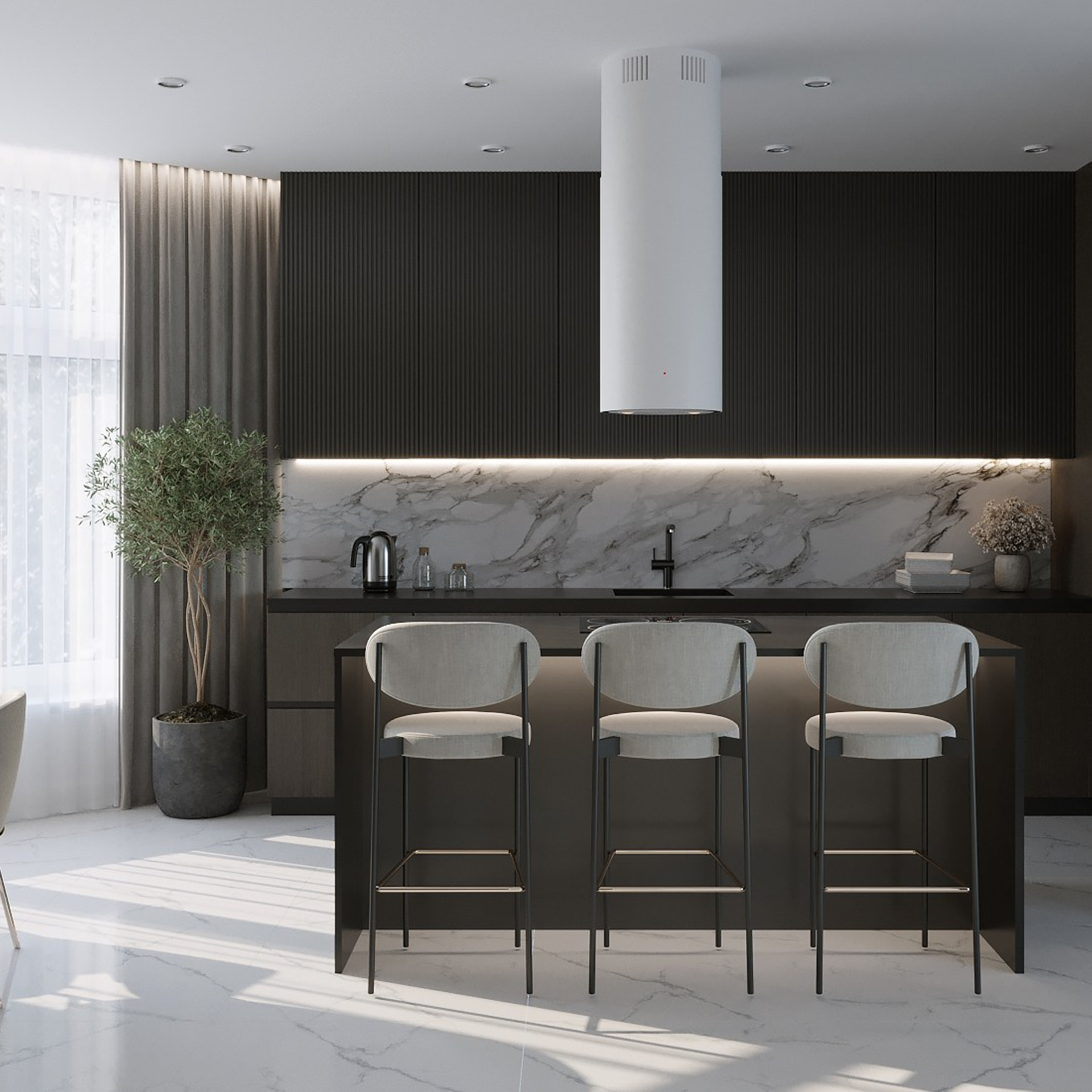 Дизайн-проект 5к квартиры в Дубне