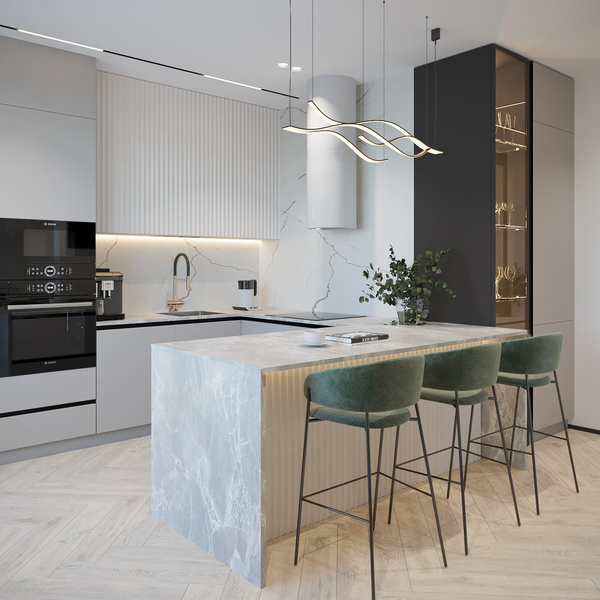 Дизайн-проект квартиры общей площадью 136 кв.м в&nbsp;Дубне