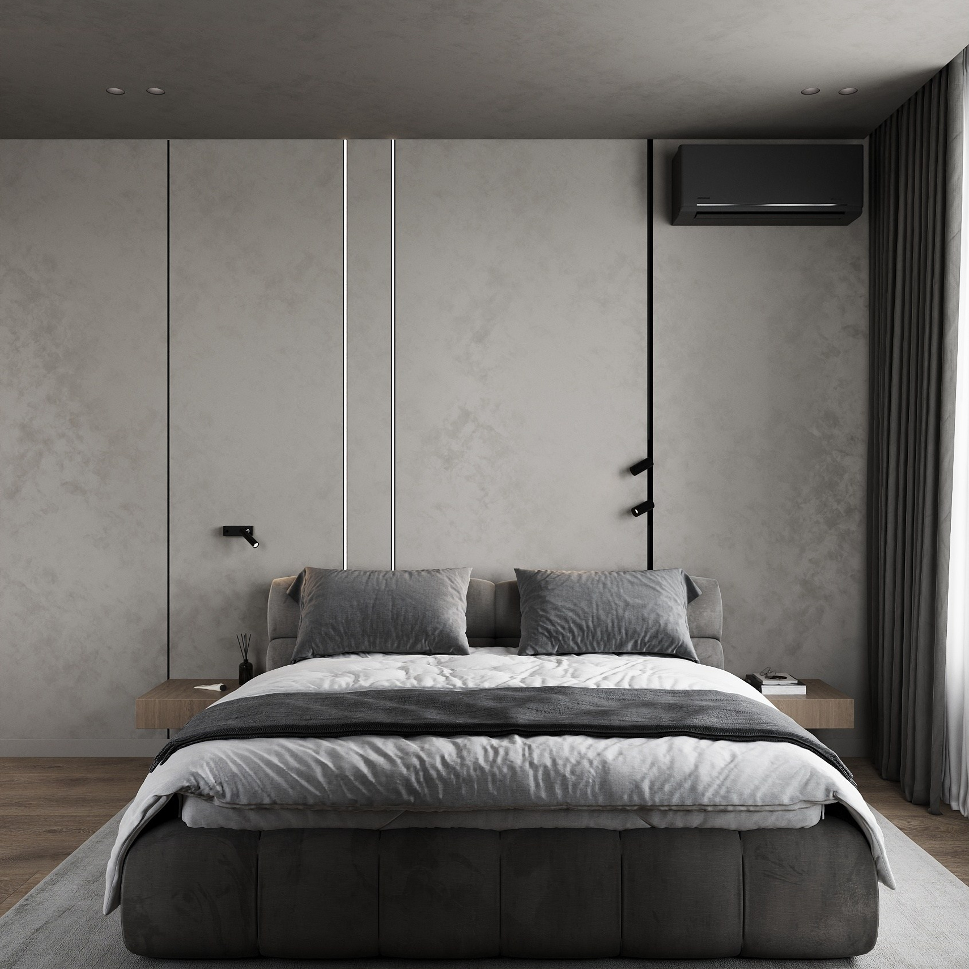 КВАРТИРА UNO 92,9 м². 3D визуализатор интерьера Елена Петрук