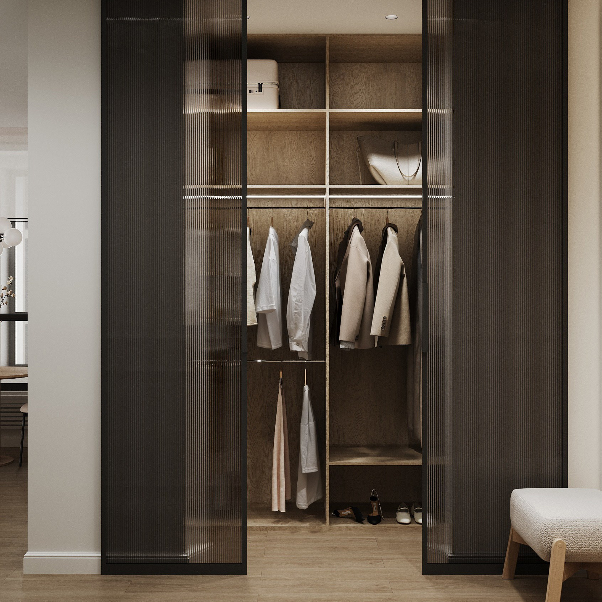 ГАРДЕРОБНЫЕ. 3D визуализатор интерьера Елена Петрук