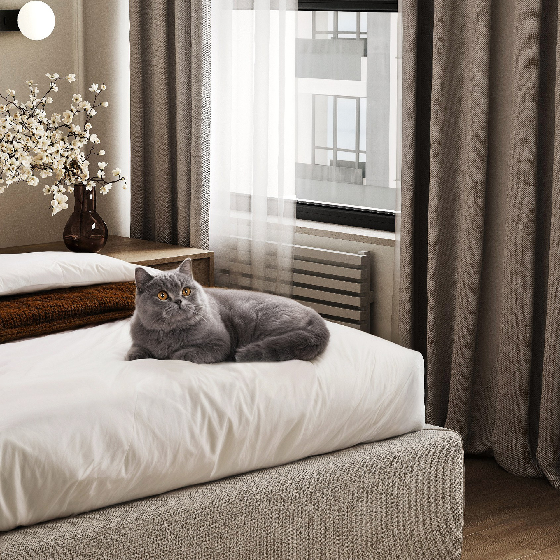 СПАЛЬНЫЕ. 3D визуализатор интерьера Елена Петрук