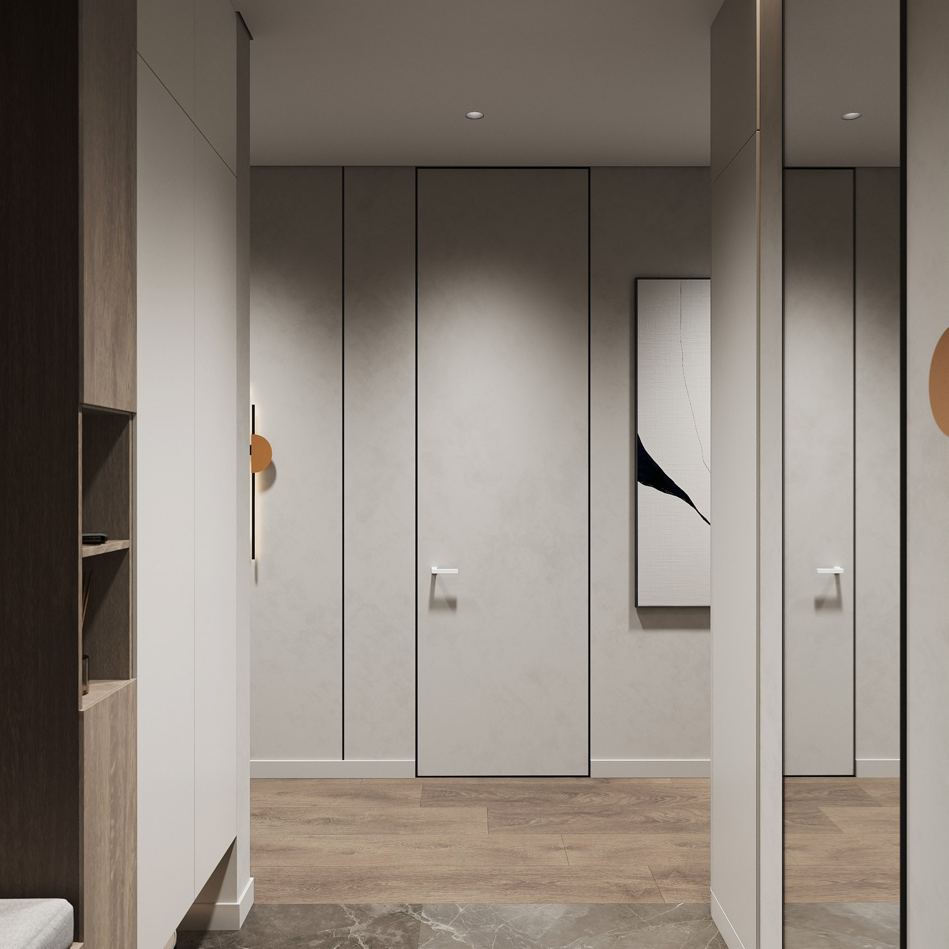 КВАРТИРА UNO 92,9 м². 3D визуализатор интерьера Елена Петрук