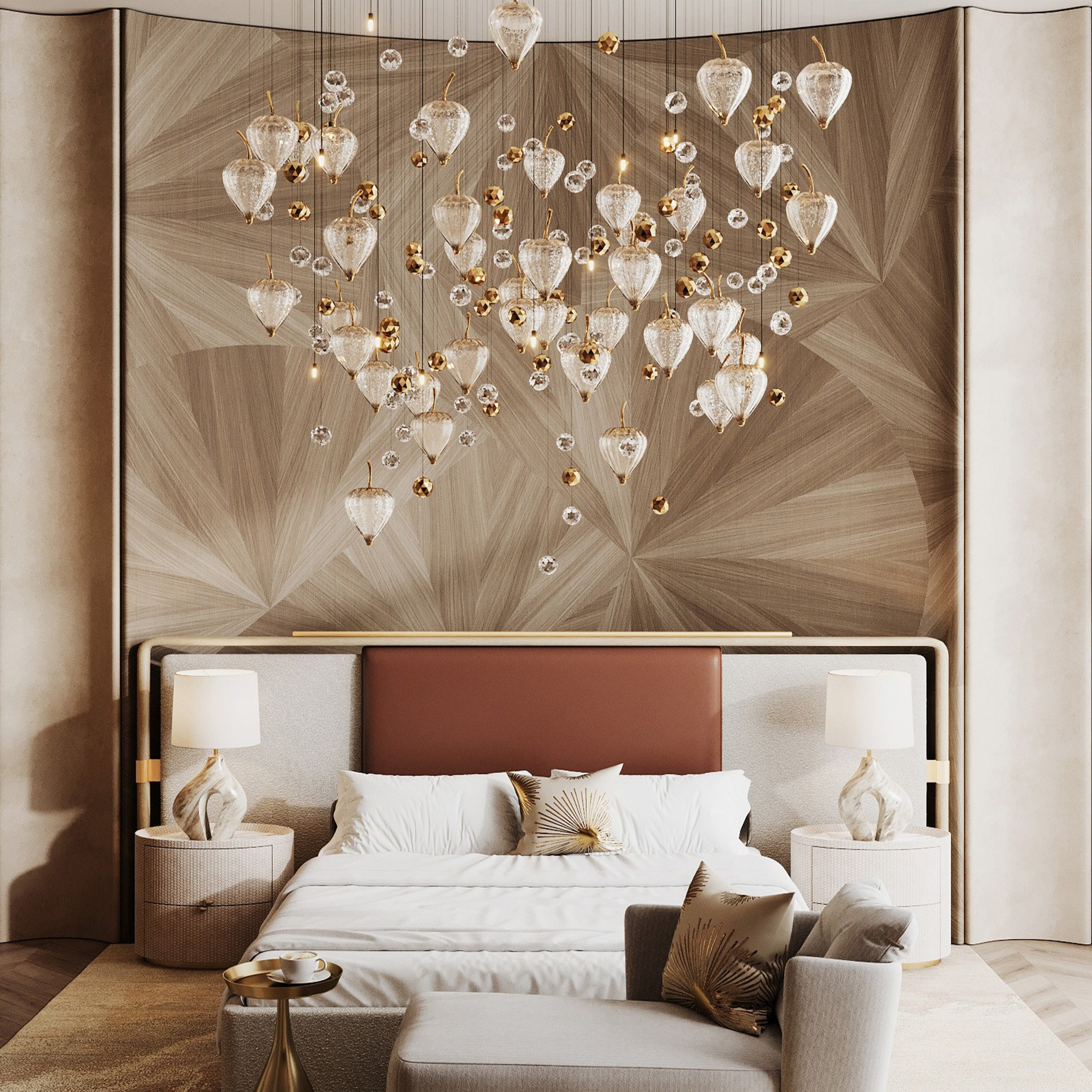 СПАЛЬНЫЕ. 3D визуализатор интерьера Елена Петрук