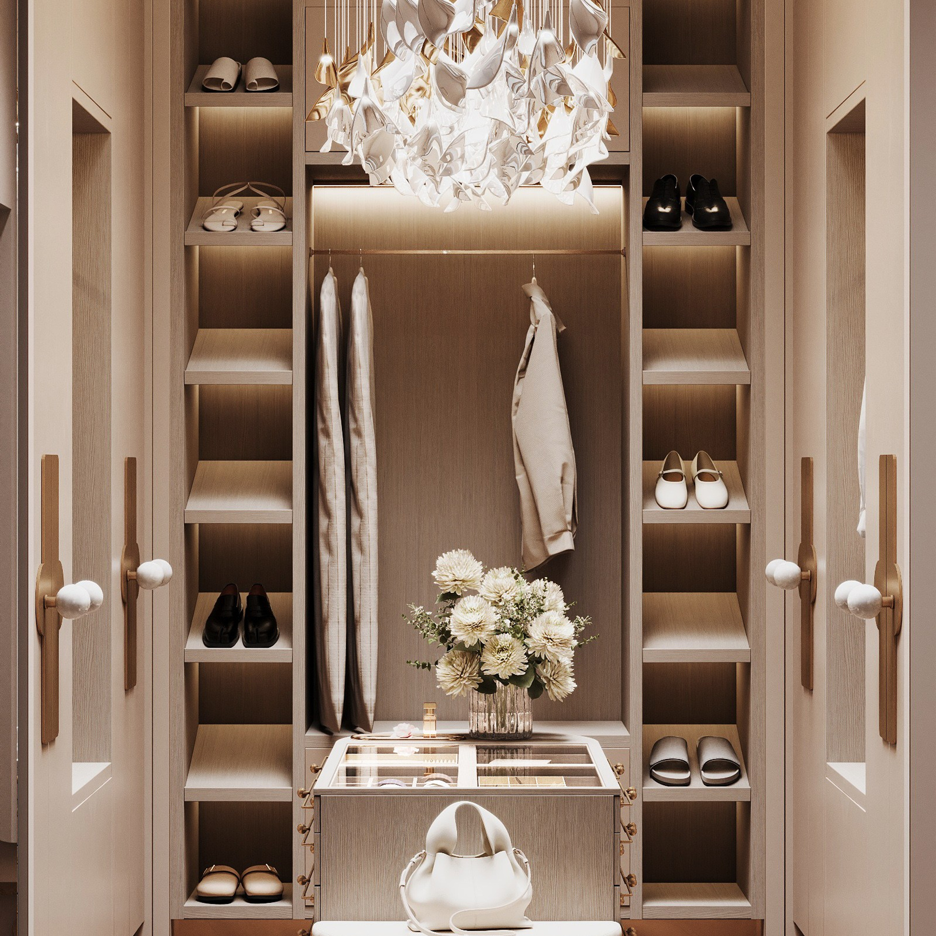 ГАРДЕРОБНЫЕ. 3D визуализатор интерьера Елена Петрук