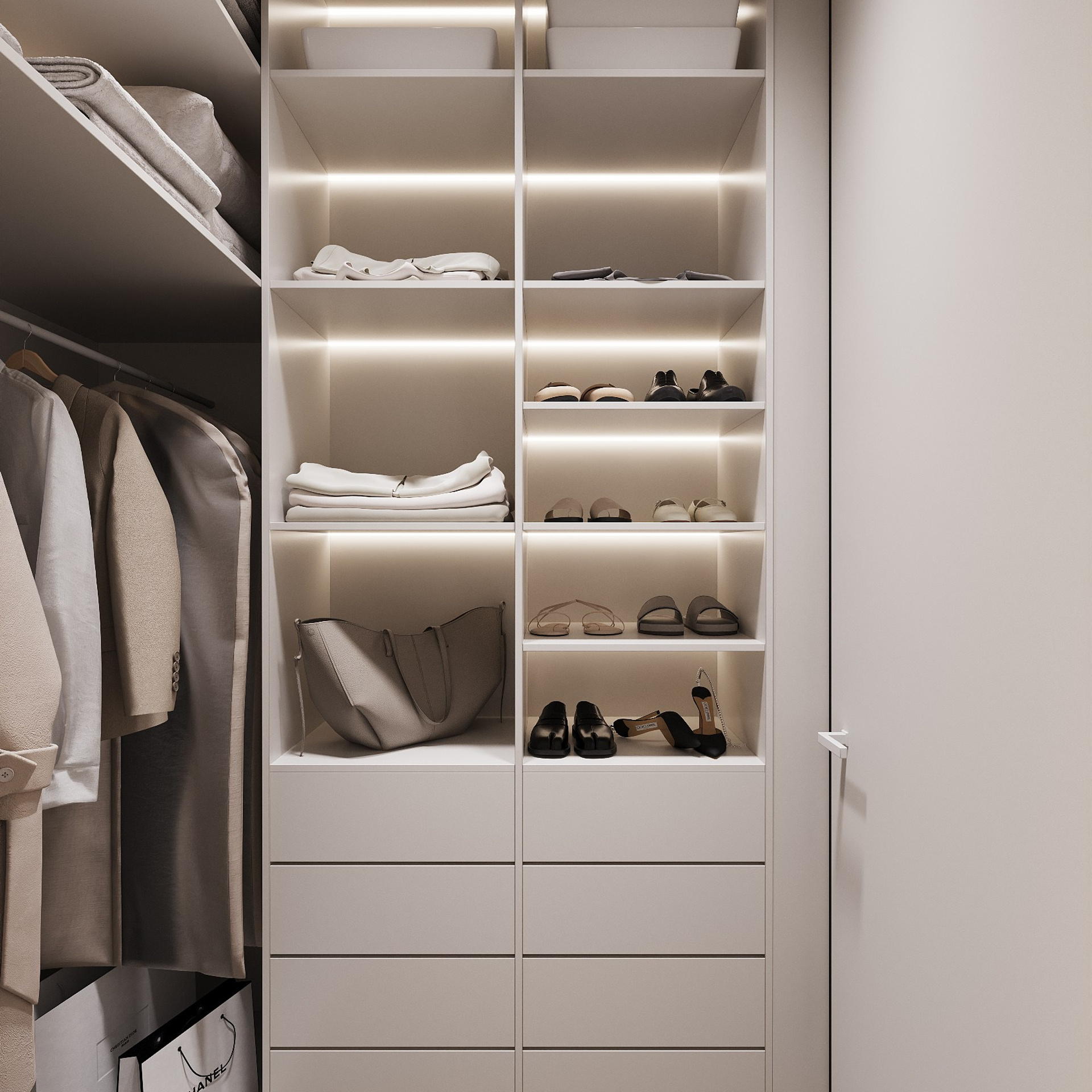 КВАРТИРА UNO 92,9 м². 3D визуализатор интерьера Елена Петрук