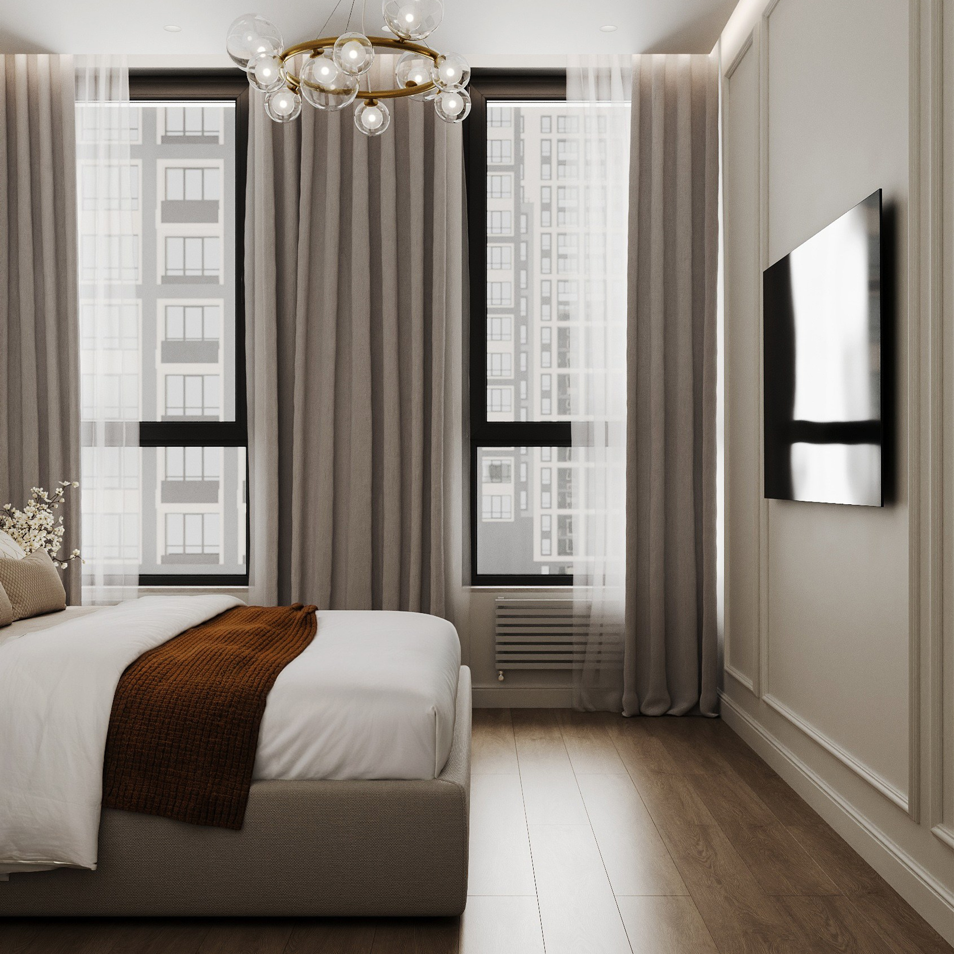 СПАЛЬНЫЕ. 3D визуализатор интерьера Елена Петрук