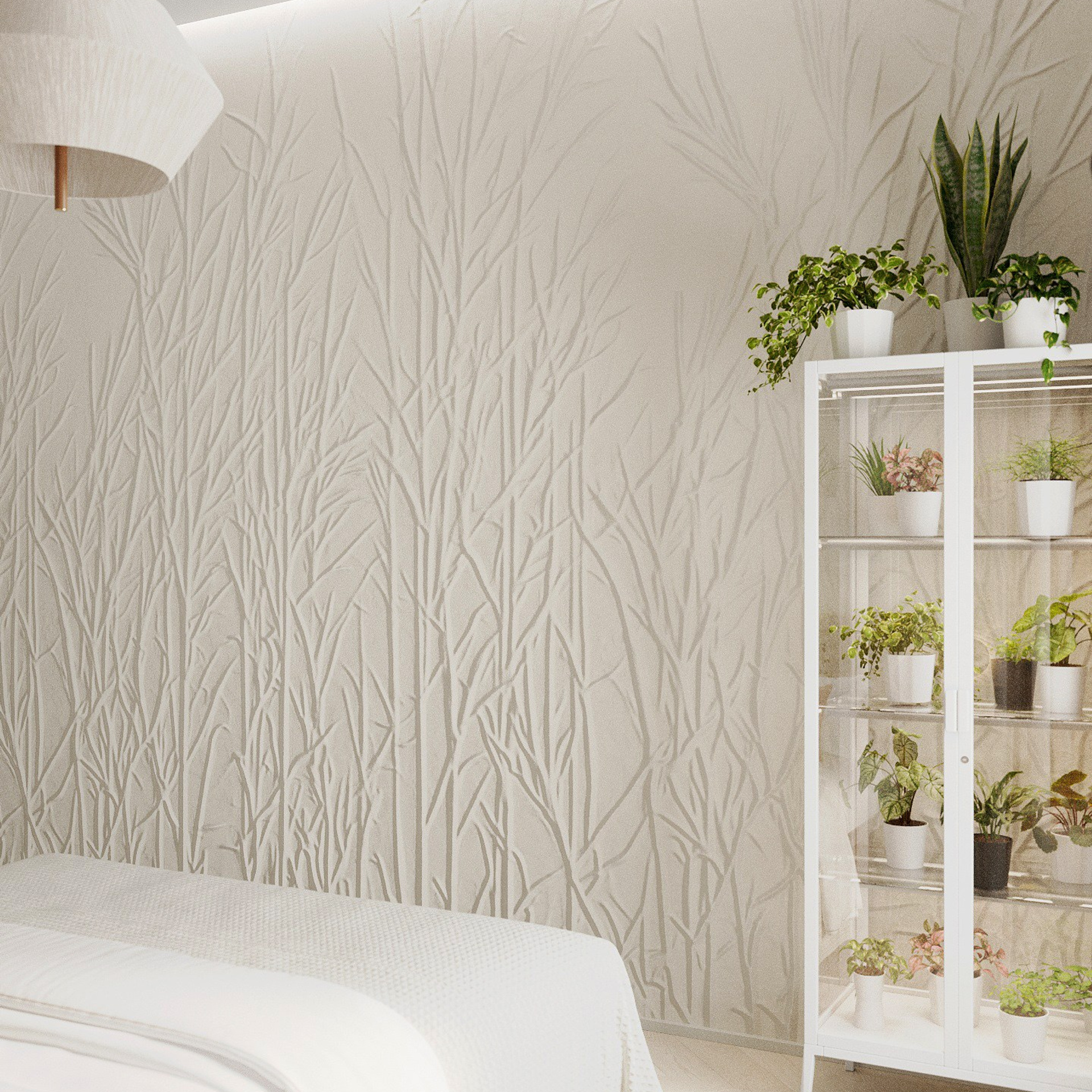 Спальня 20 м². 3D визуализатор интерьера Елена Петрук