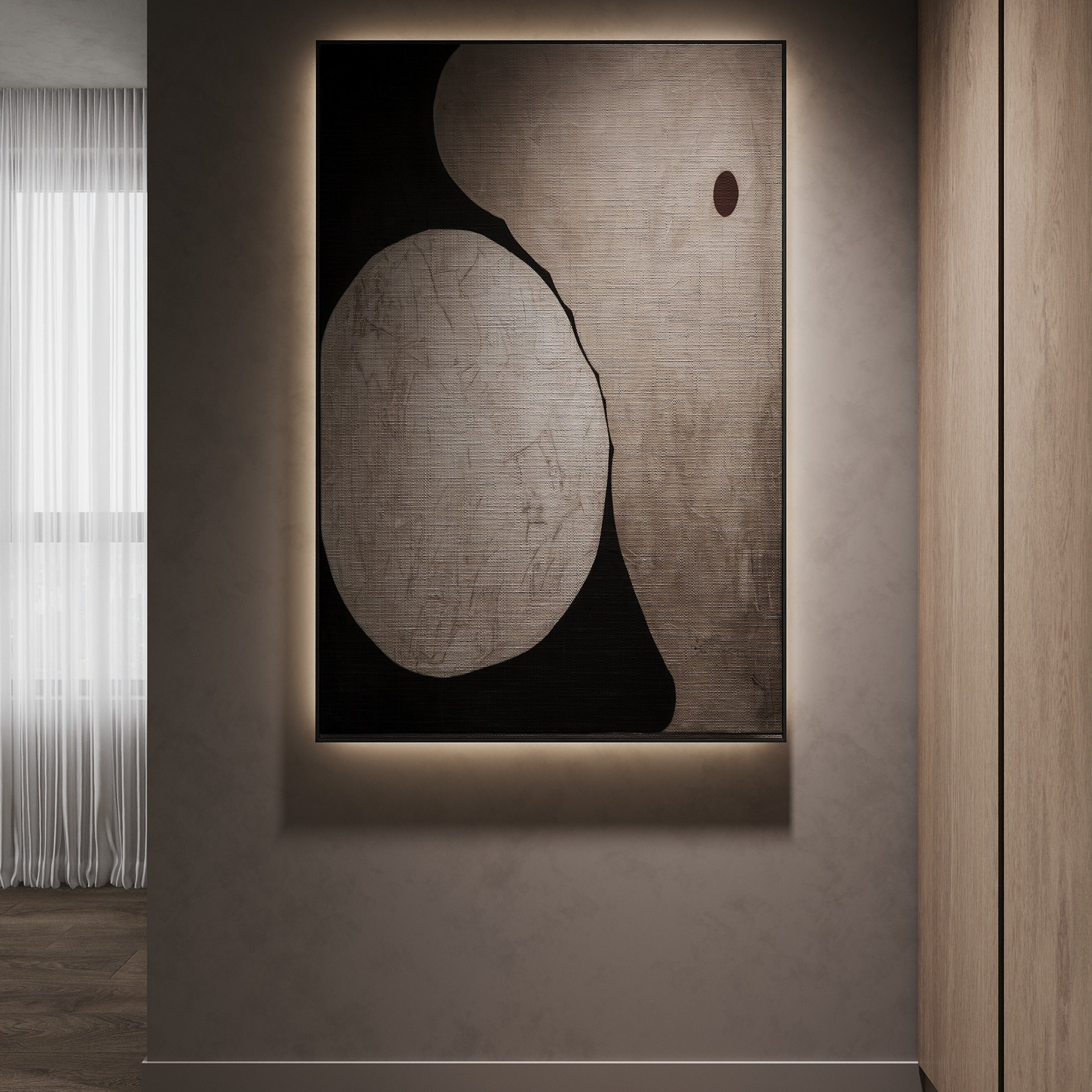 КВАРТИРА UNO 92,9 м². 3D визуализатор интерьера Елена Петрук