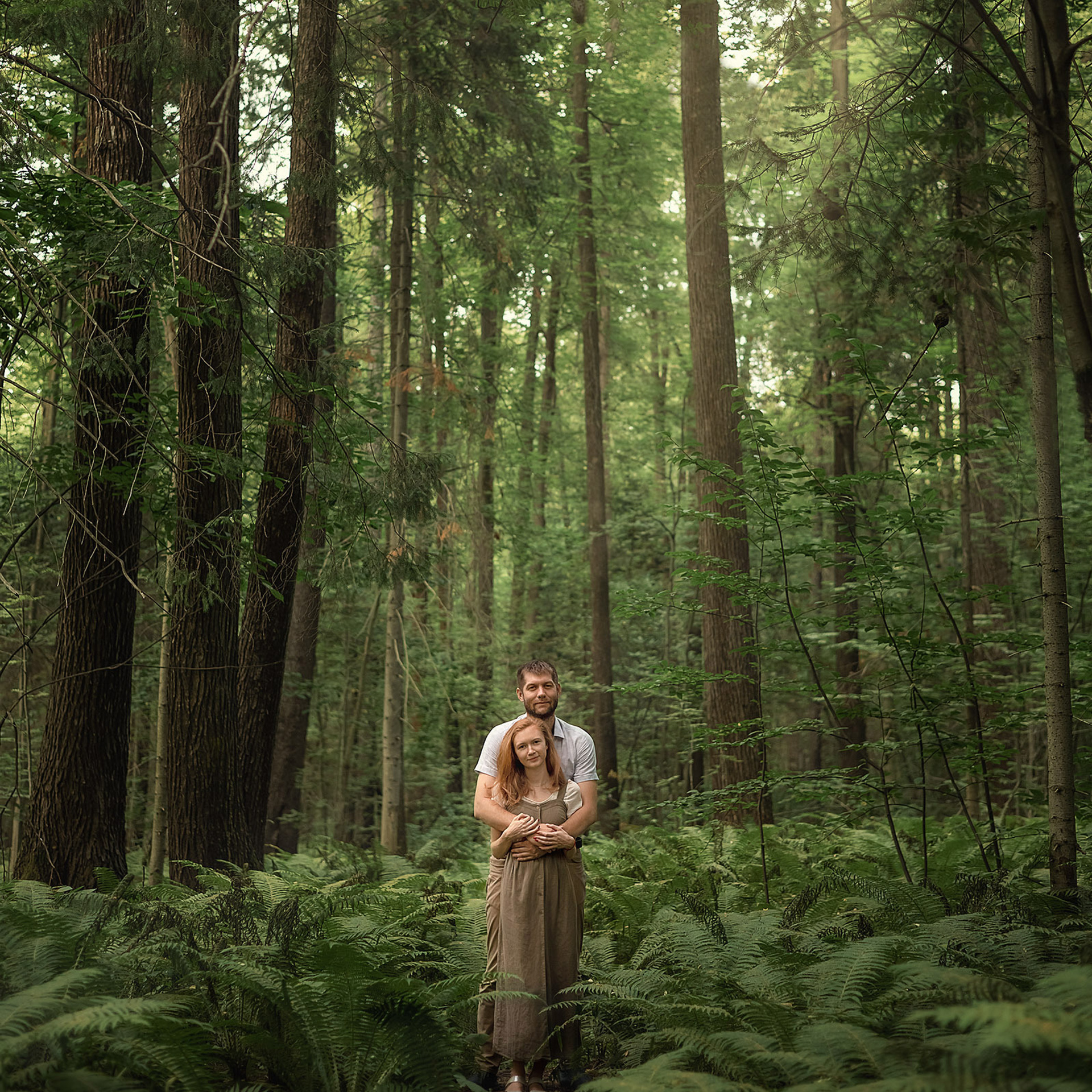 Юлия и Александр (локация экотропа на Липовой горе)