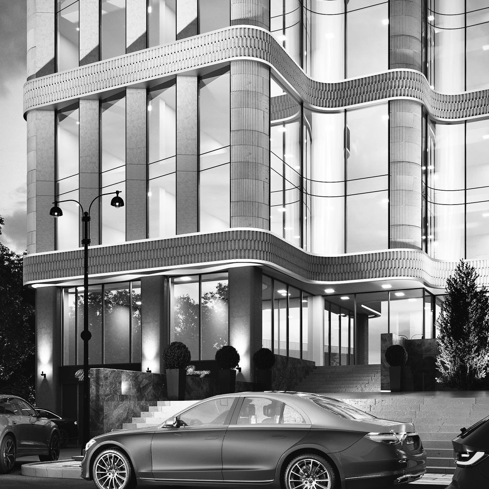 обучение 3D визуализации офисных зданий