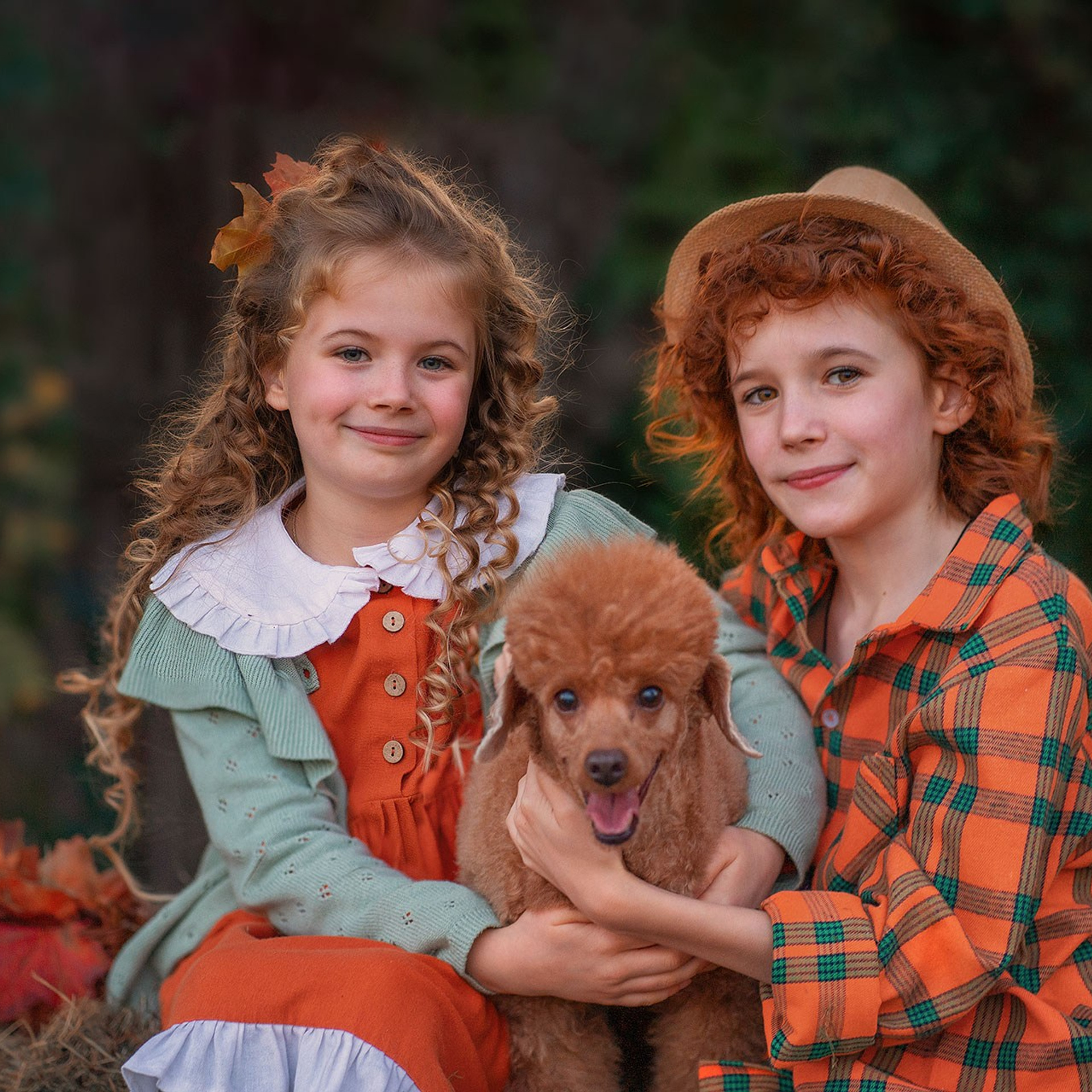 Детские осенние фотосеты