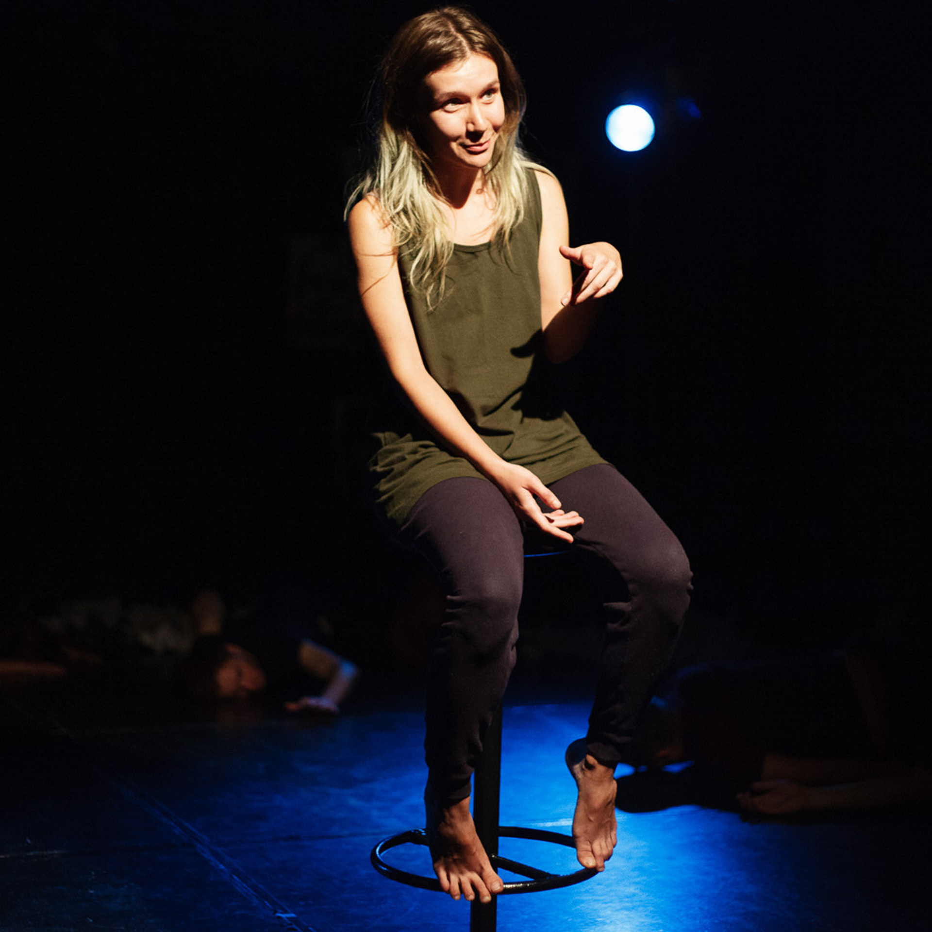 2019 г актриса и донорка в спектакле «Клуб 27» Марии Сапижак, Санкт-Петербург