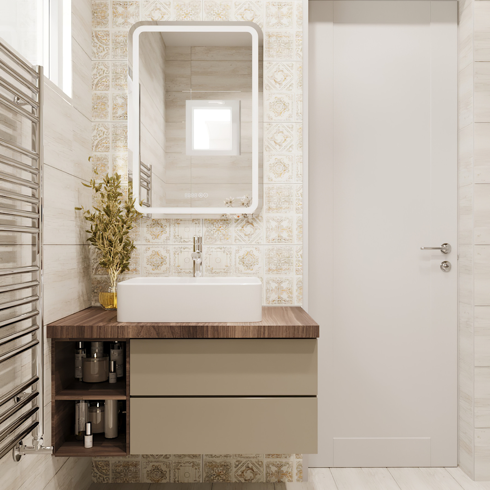 Ванная комната в частном доме г. Краснодар