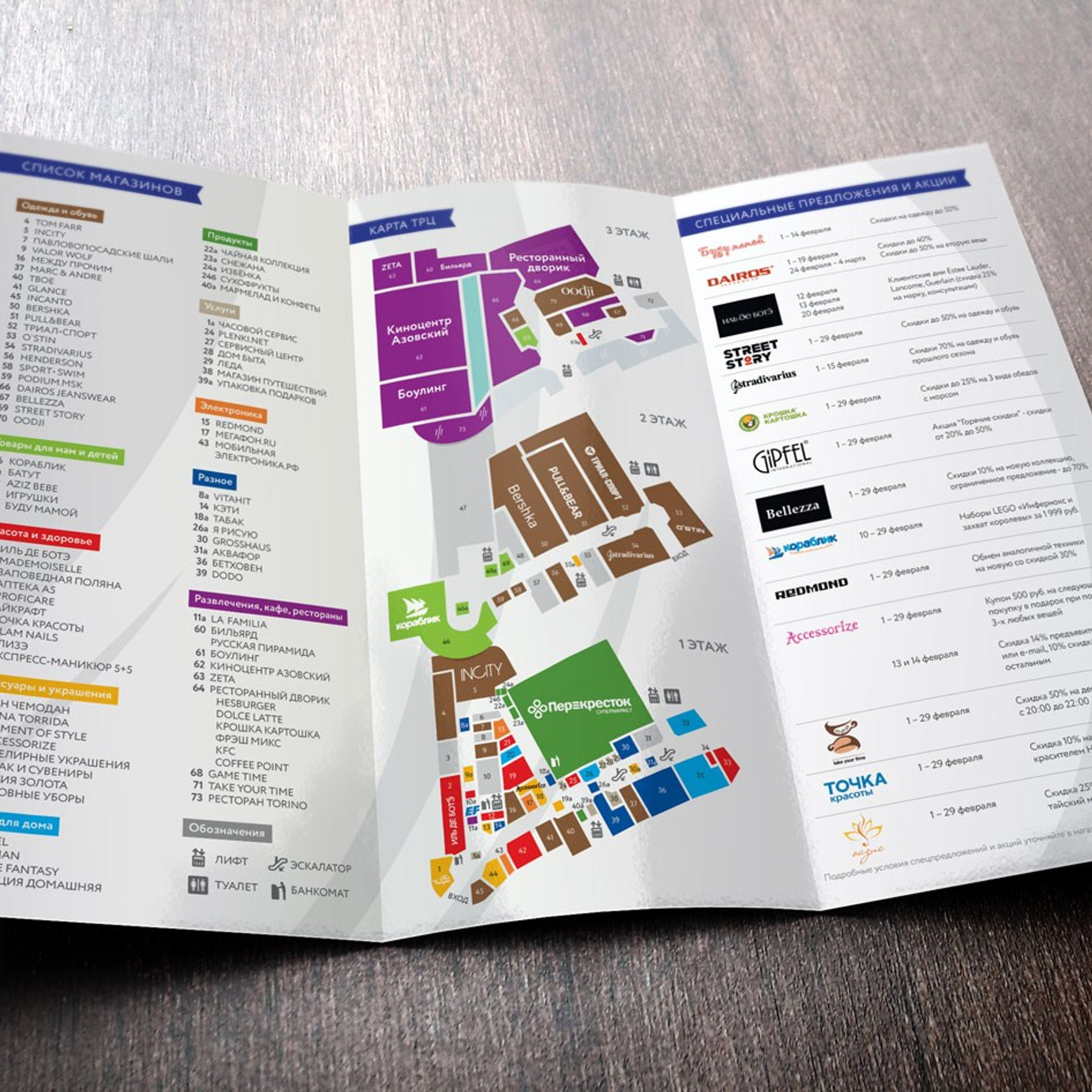 Навигация для ТЦ «Азовский»