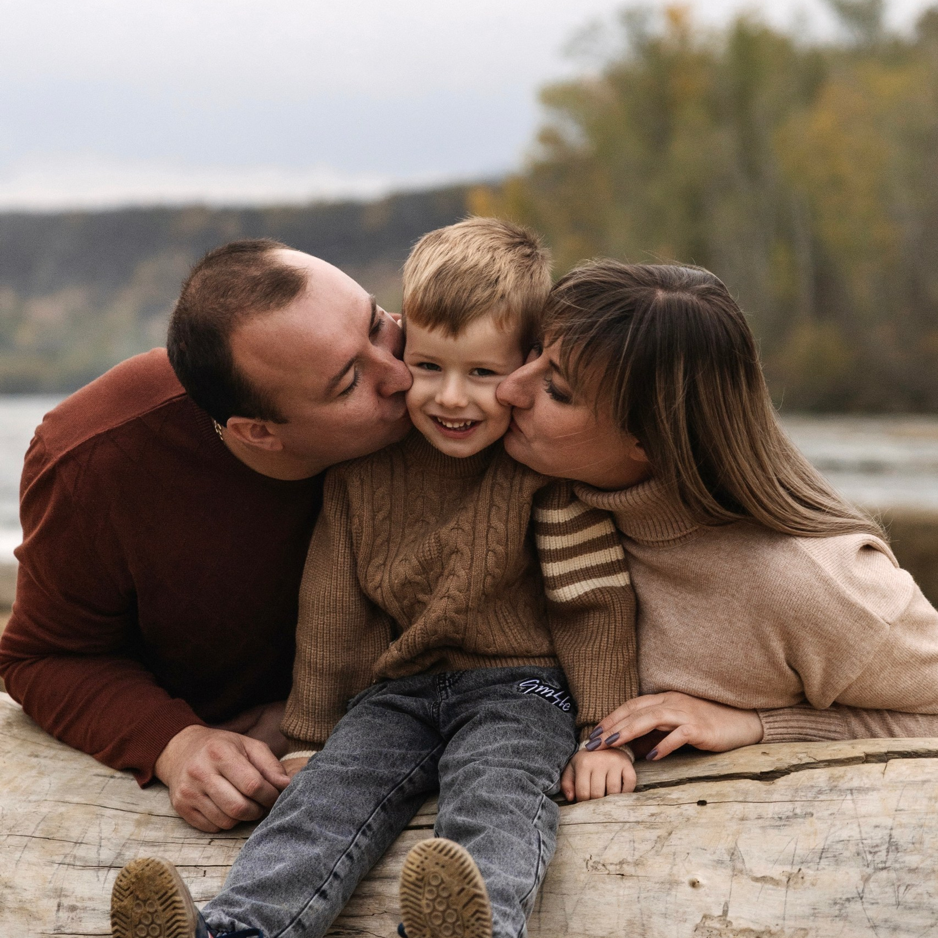 Семейная съемка на водопадах