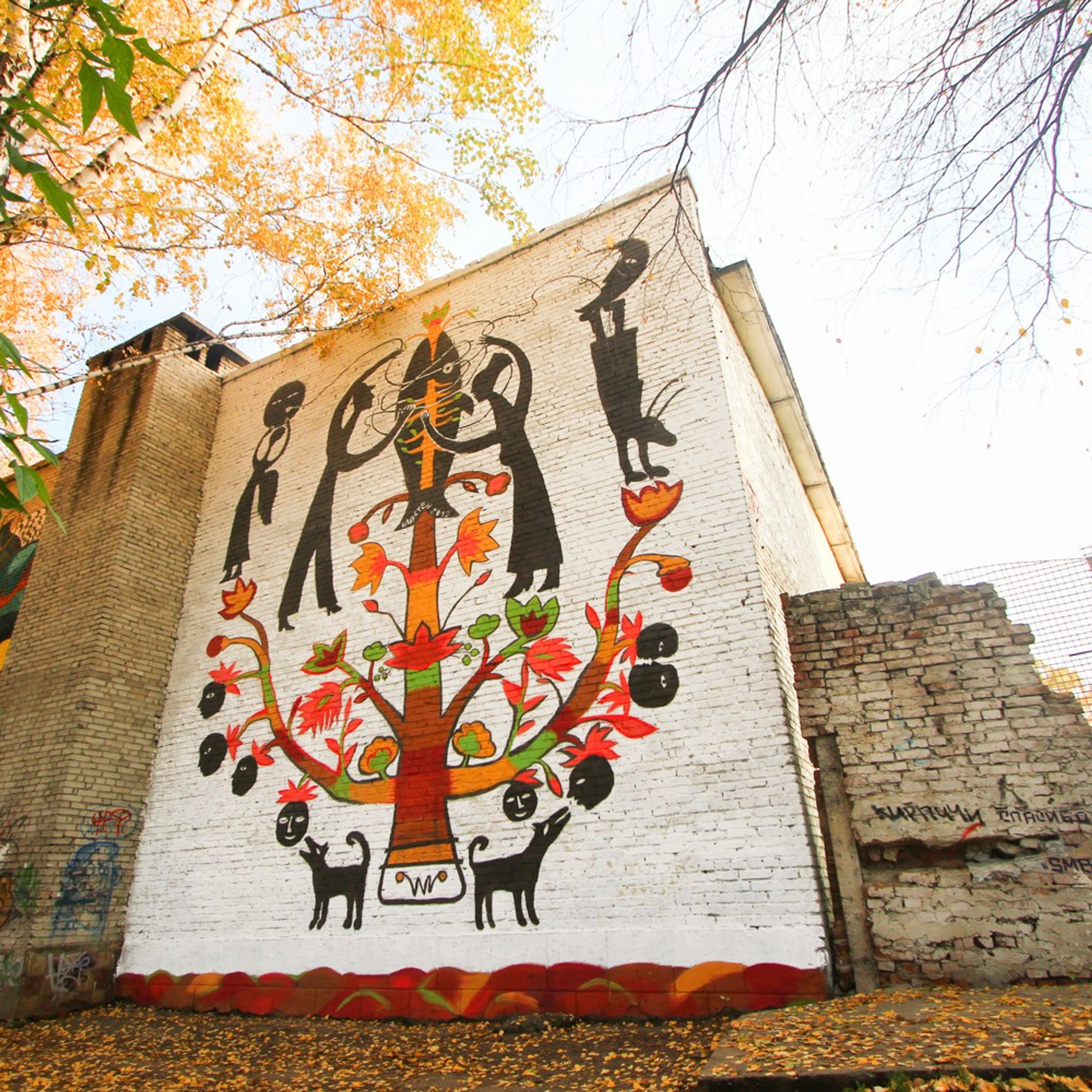 Murals. Янина болдырева Yanina Boldyreva