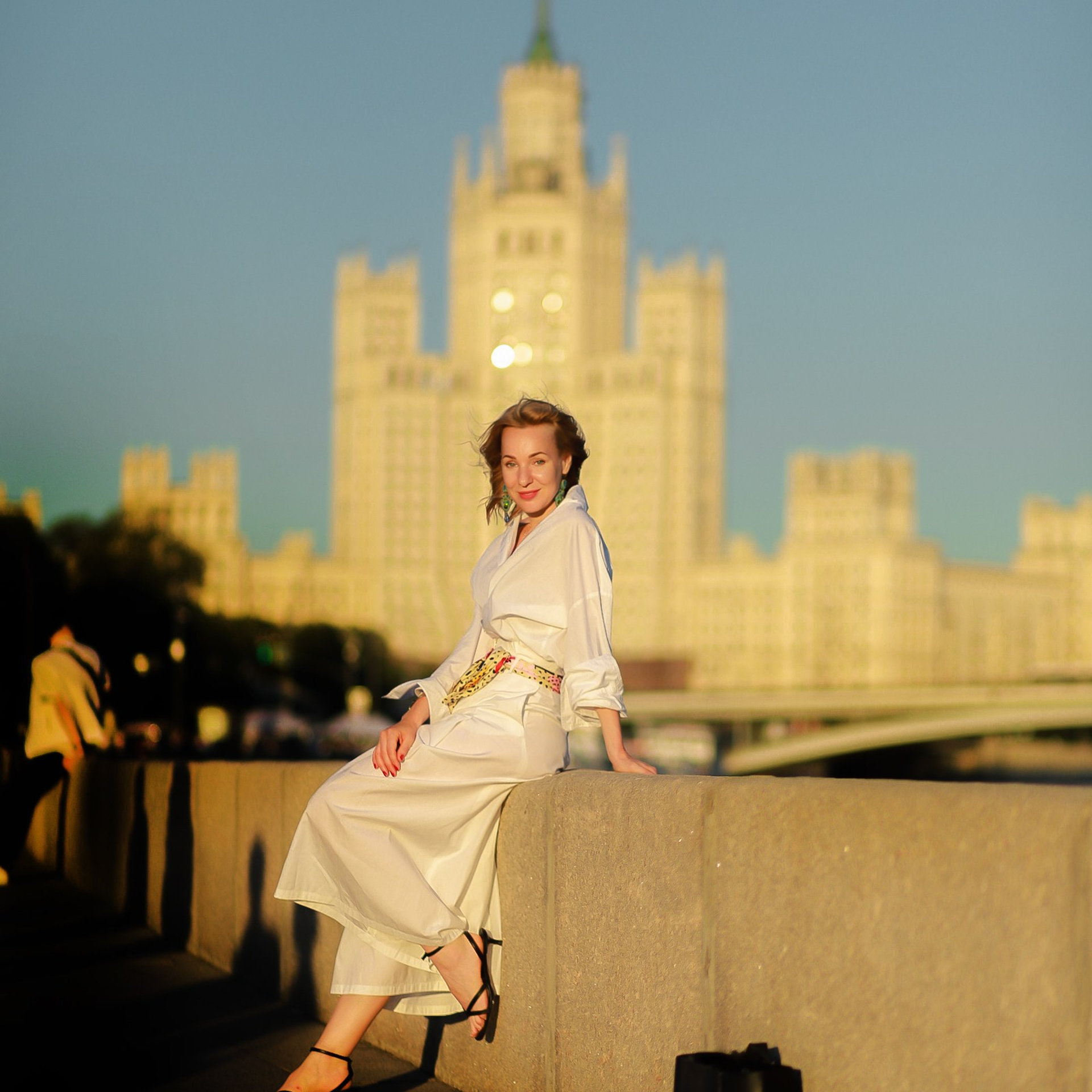 Оля прогулка в Москве