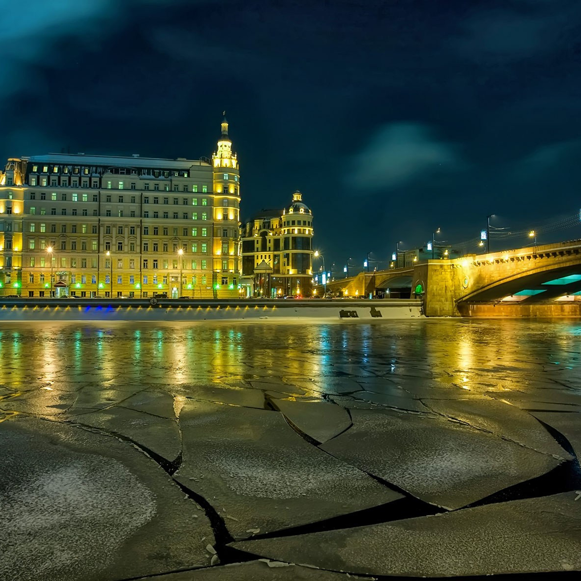 Ночная Москва. 5 февраля 2009