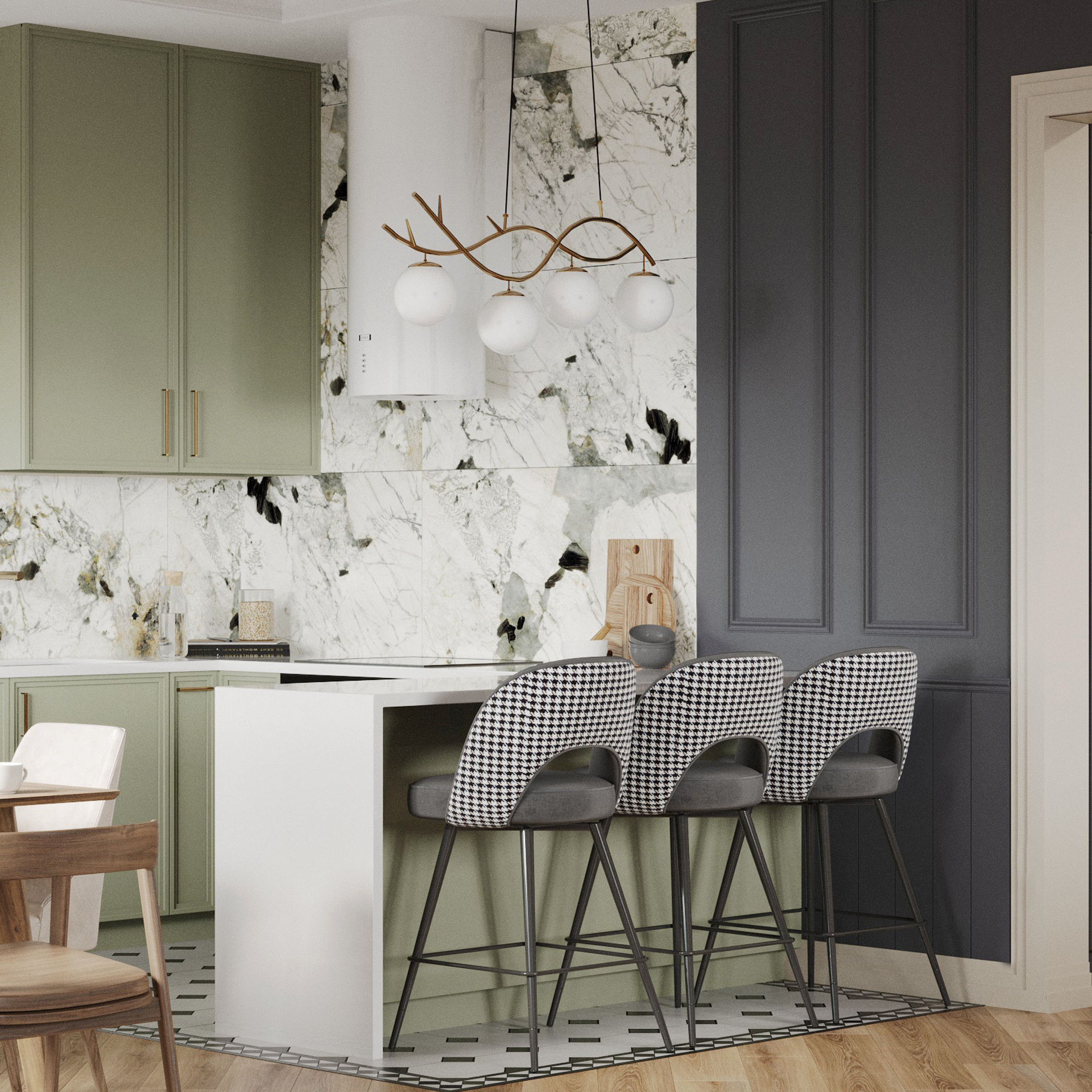 Уютный дом для семьи в Подмосковье 172 м²