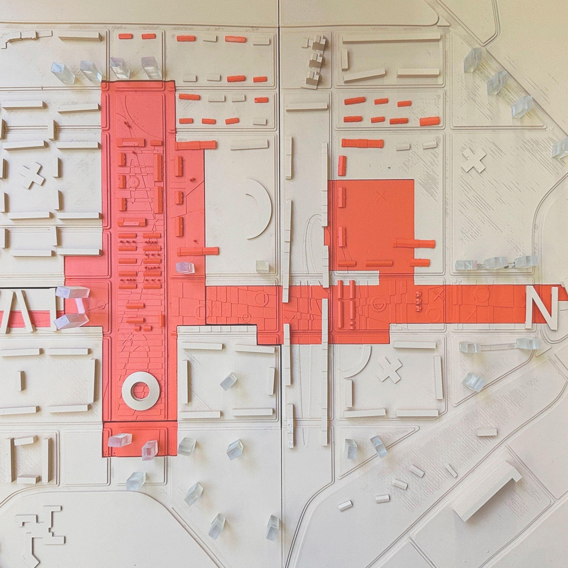 Макет района для 4 курса МАРХИ